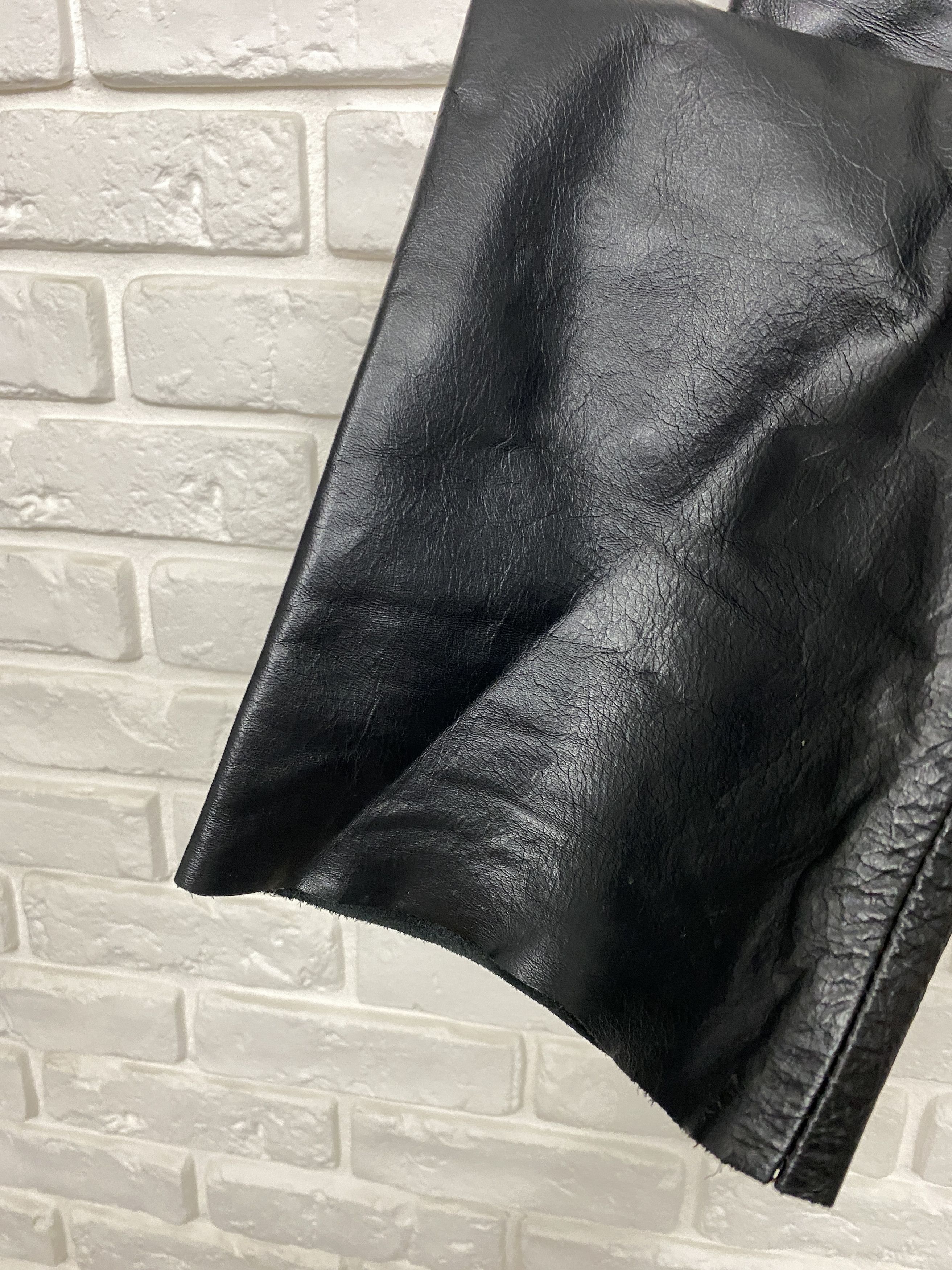 Belstaff Belstaff Black Prince Leather Pants Motorcycle Trousers 44 Size 30" / US 8 / IT 44 - 4 Thumbnail
