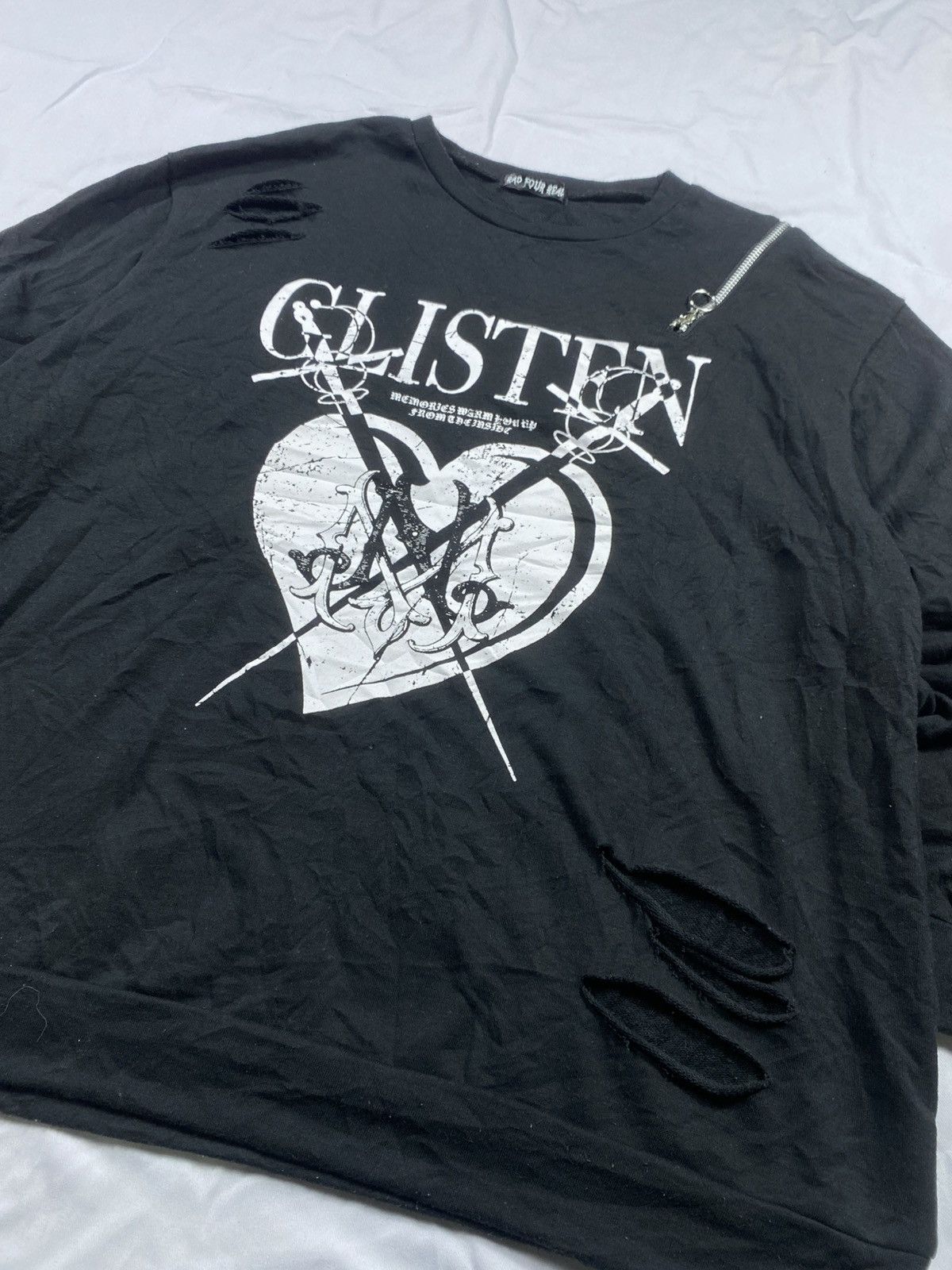 14th Addiction Distressed Cross Clisten ifsix lgb hysteric style Size US L / EU 52-54 / 3 - 2 Thumbnail