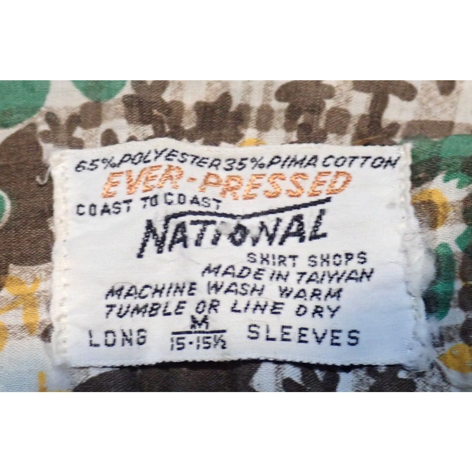 Vintage VINTAGE National Shirt Shops Shirt Mens M 60s 70s Floral Rockabilly Disco AOP Bohemian 1970s Vintage True - Size US M / EU 48-50 / 2 - 4 Thumbnail