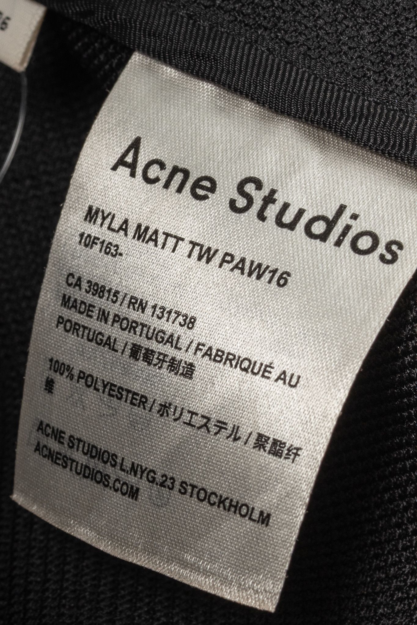 Acne Studios Acne Studios Myla Black Twill Flared Pants Size 27" / US 4 / IT 40 - 9 Thumbnail
