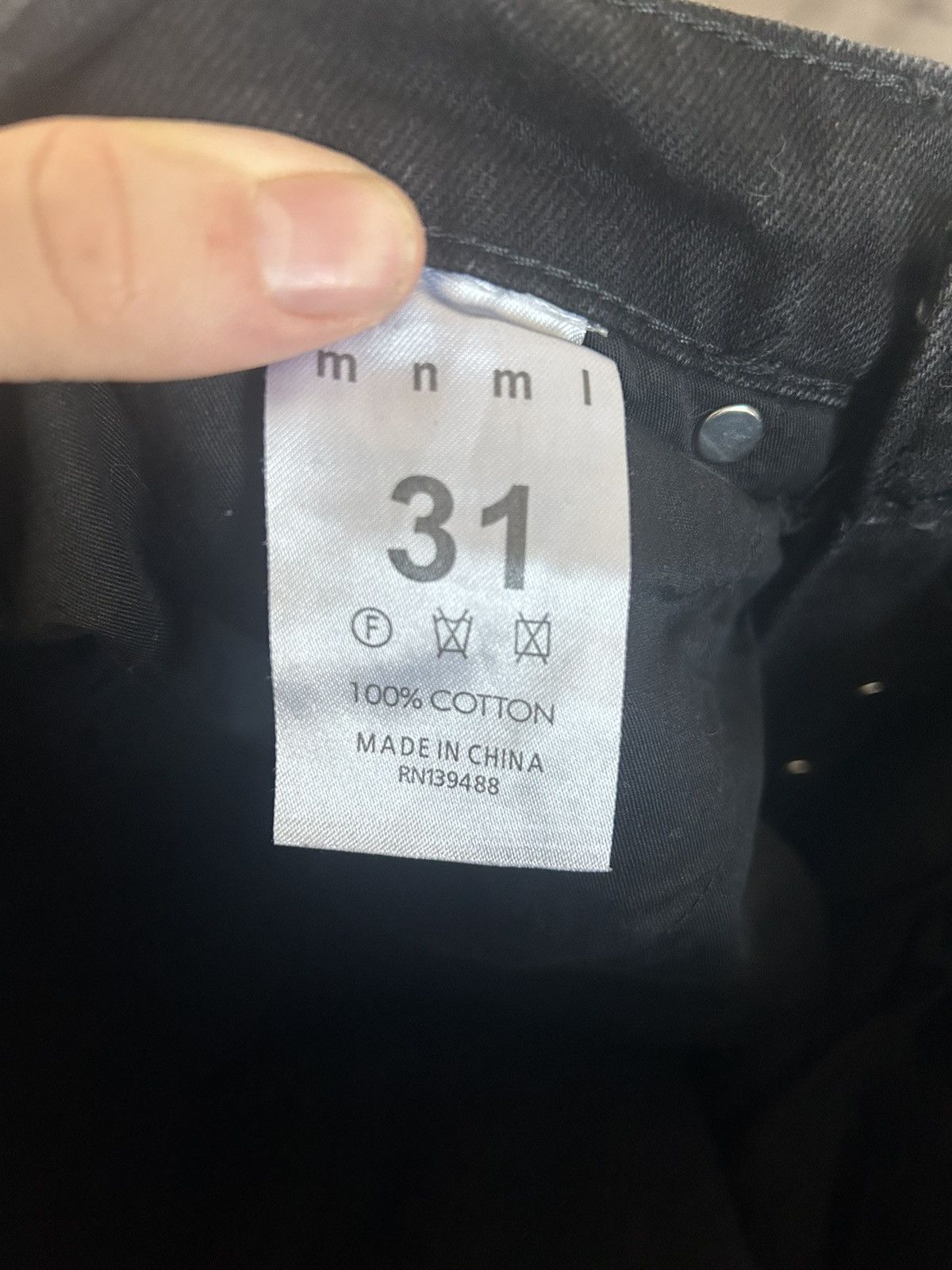 MNML Mnml d269 straight denim Size US 31 - 4 Thumbnail