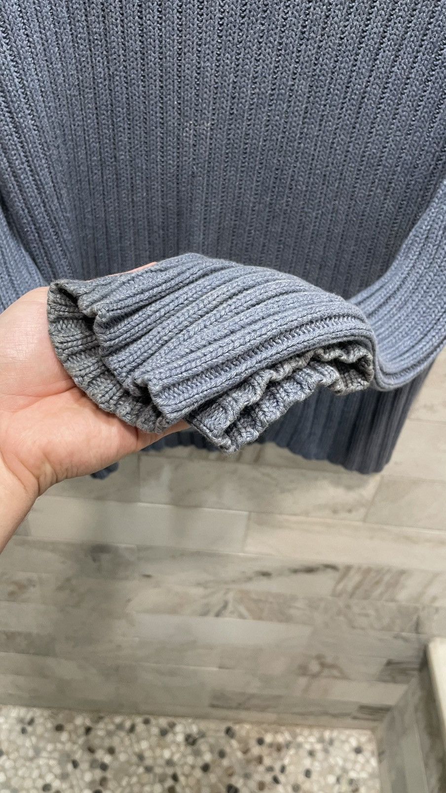 Gap Gap blue knitted sweatshirt Size US L / EU 52-54 / 3 - 3 Thumbnail