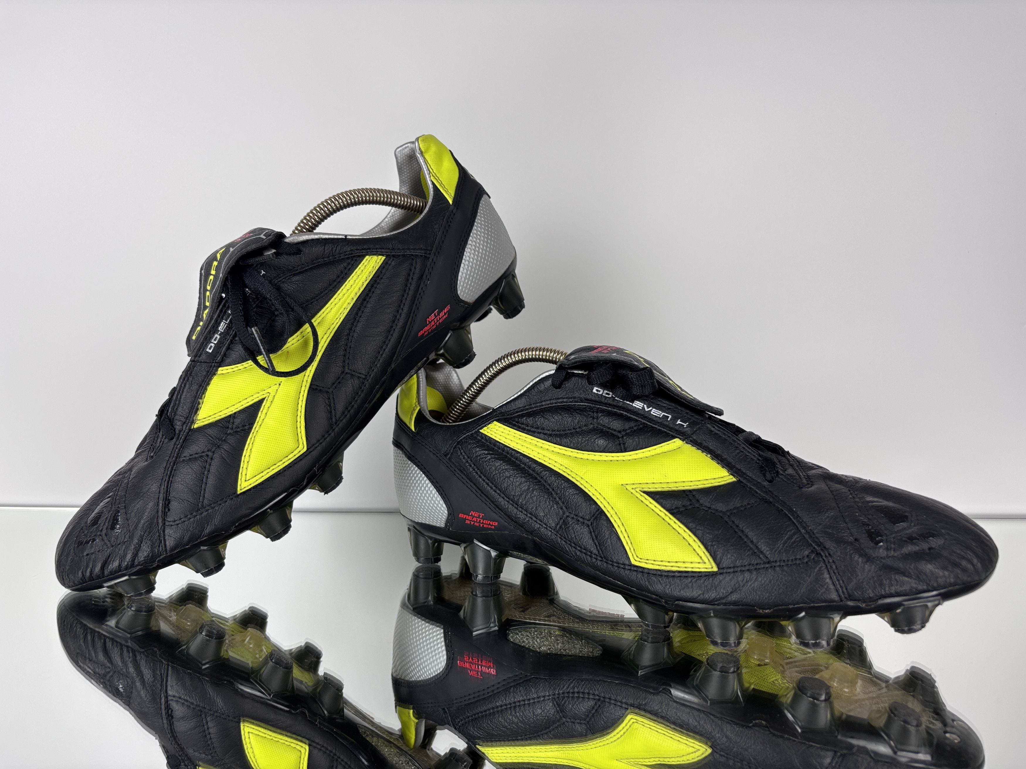 Diadora Diadora DD ELEVEN K Leather Cleats Football EU 46 (30cm) Size US 13 / EU 46 - 3 Thumbnail