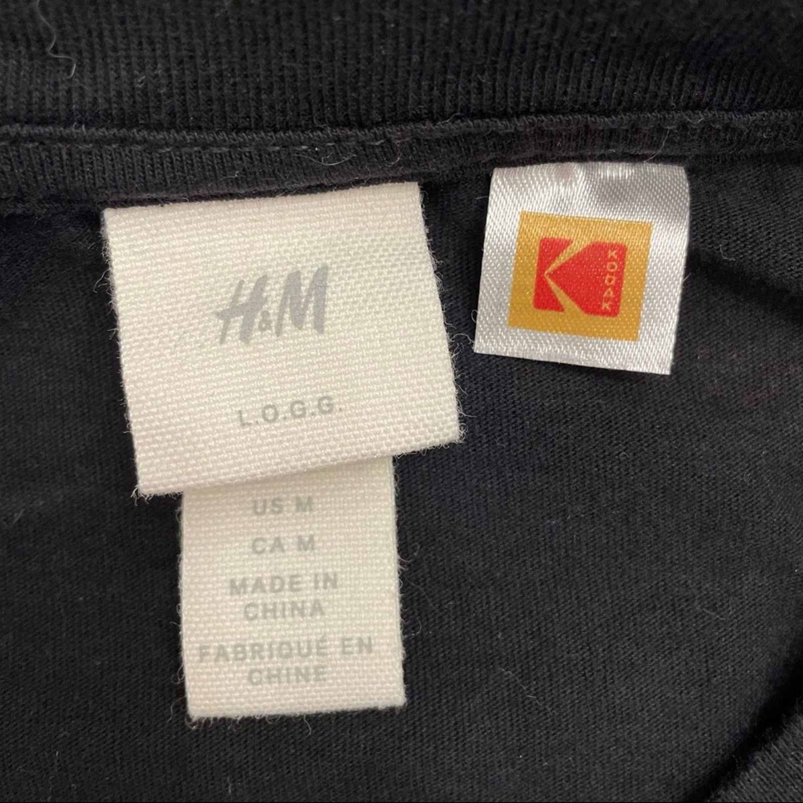 H&M H&M Kodak Logo T shirt M Size US M / EU 48-50 / 2 - 7 Thumbnail