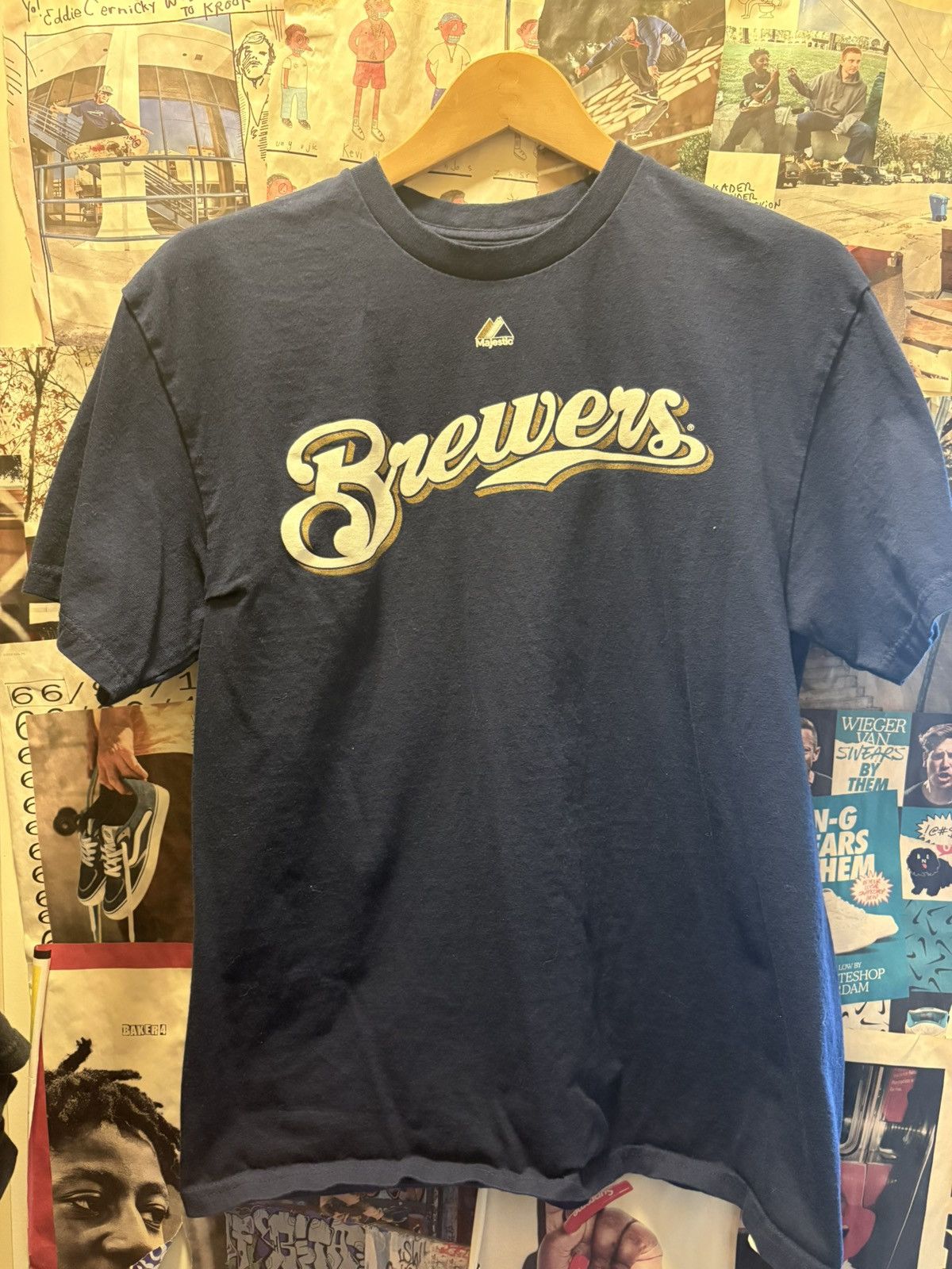 Vintage Vintage Milwaukee Brewers Tee shirt Size US L / EU 52-54 / 3 - 1 Thumbnail