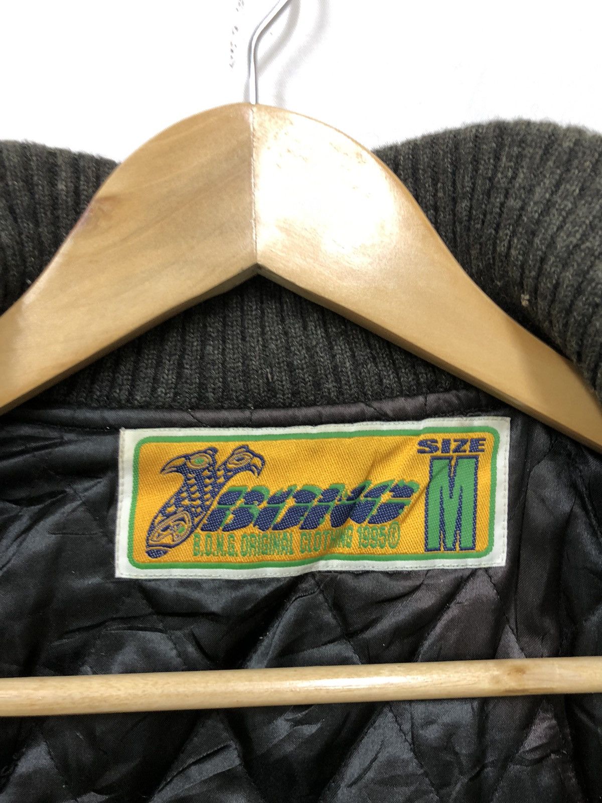Japanese Brand × Vintage VARSITY JACKT B. O. N. G. 1995 Size US M / EU 48-50 / 2 - 7 Thumbnail