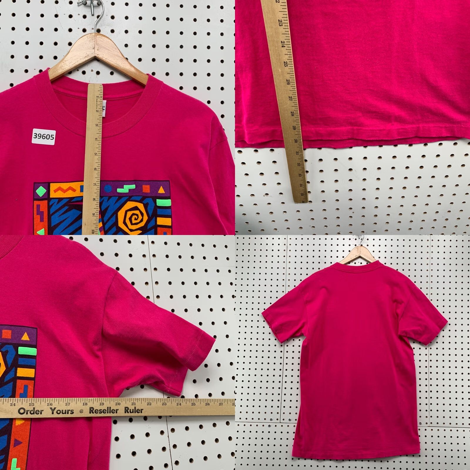 Vintage VINTAGE Lake Geneva Sail Shirt Mens L Pink 90s USA Single Stitch Graphic Print Crew Neck Short Sleeve Shirt Mens Size US L / EU 52-54 / 3 - 9 Thumbnail