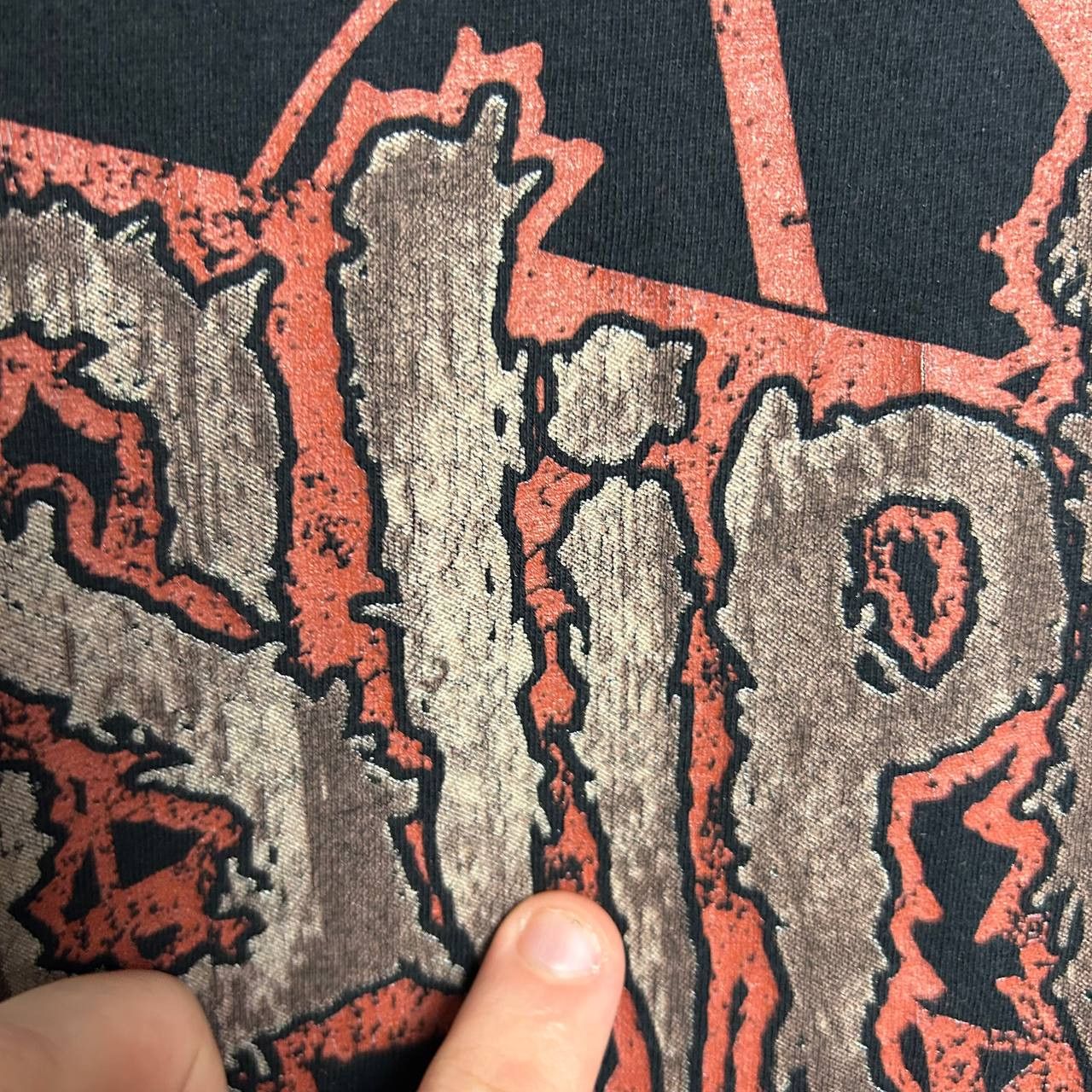 Band Tees Vintage Slipknot Big Graphic logo The Gray Chapter tee Size US S / EU 44-46 / 1 - 9 Thumbnail