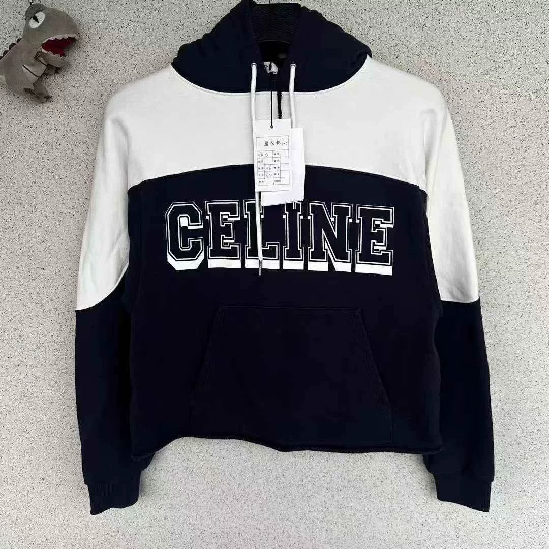 Celine Celine Distressed Patchwork Slogan Hoodie Size US S / EU 44-46 / 1 - 1 Thumbnail