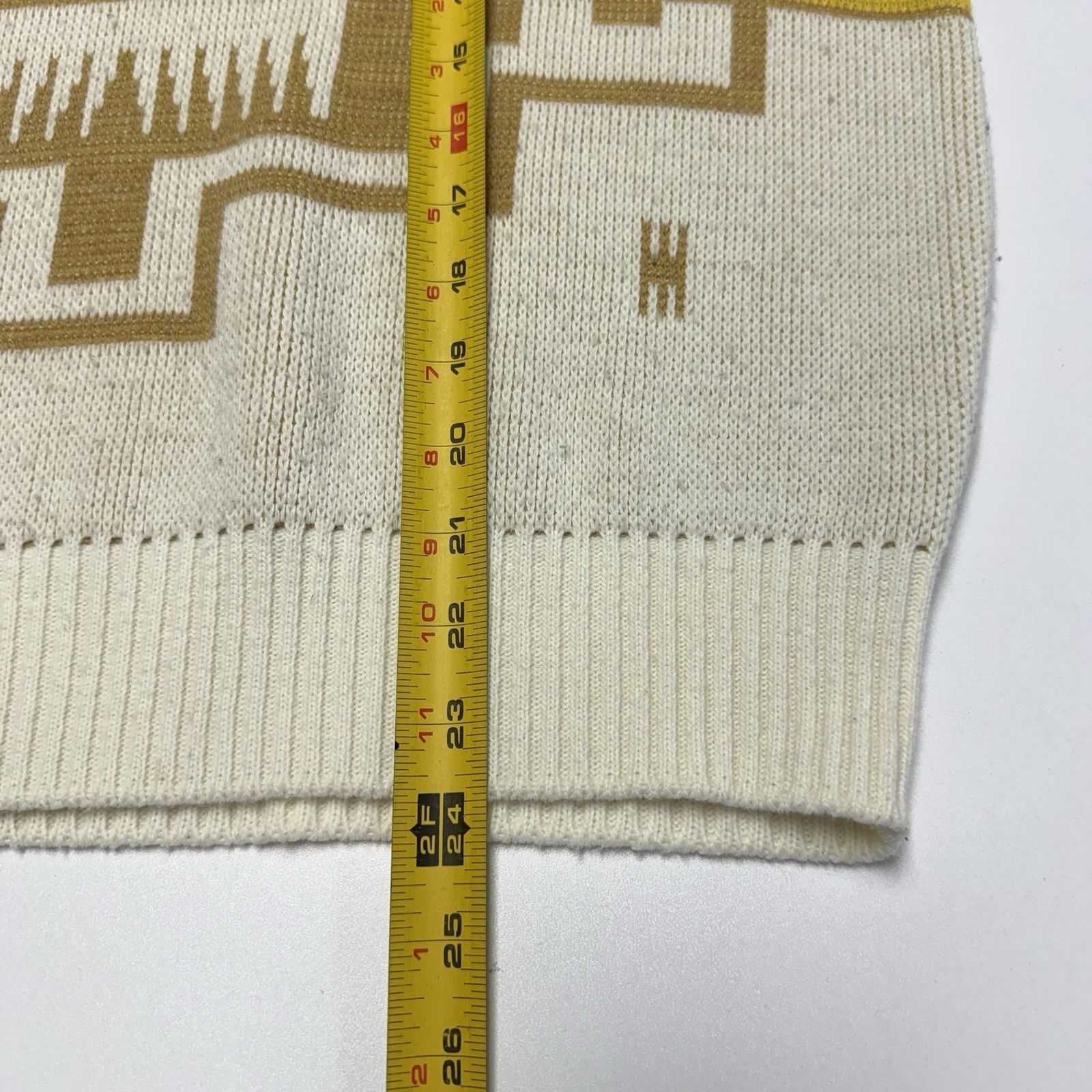 Vintage Vintage Victoria Dry Goods Aztec Sweater Adult Large White Size US L / EU 52-54 / 3 - 9 Thumbnail