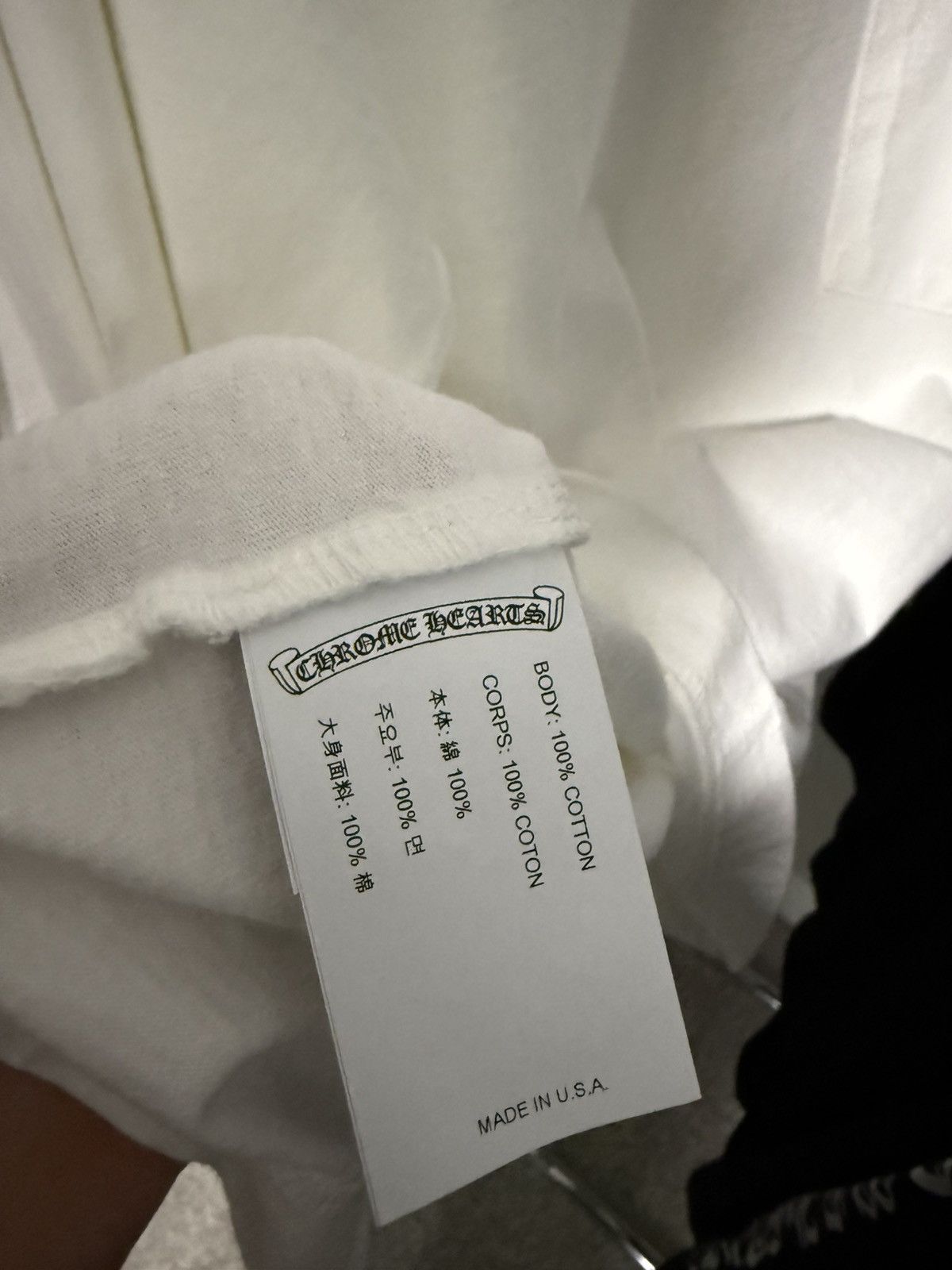 Chrome Hearts Chrome Hearts White “Y Not” Embroidered Longlseeve Size US M / EU 48-50 / 2 - 6 Thumbnail