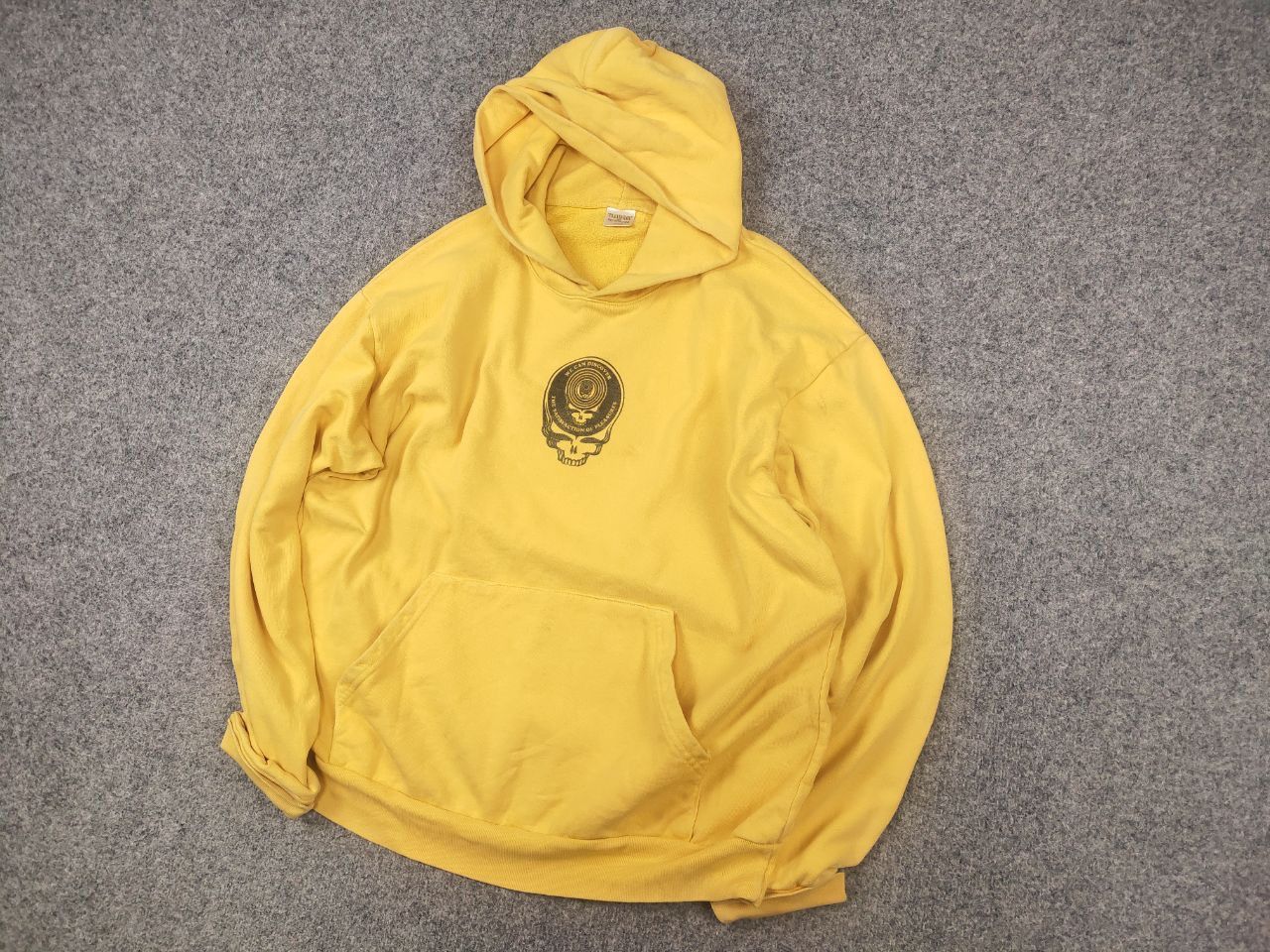 Pleasures Pleasures Face x The Greatful Dead Yellow Hoodie Vintage Size US L / EU 52-54 / 3 - 3 Thumbnail