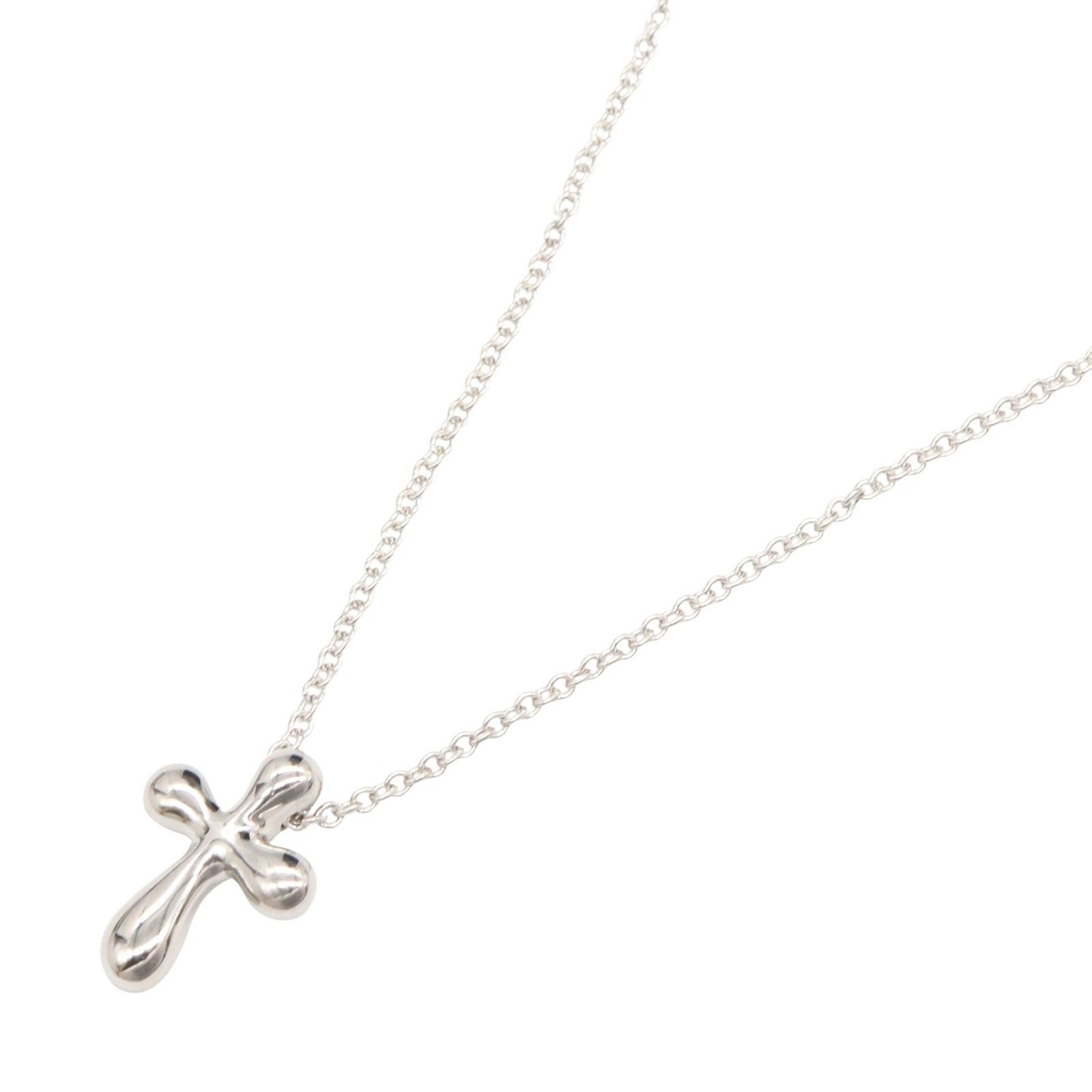 Tiffany & Co. Tiffany Co Cloth Necklace Pt950 Platinum Silver Size ONE SIZE - 1 Thumbnail