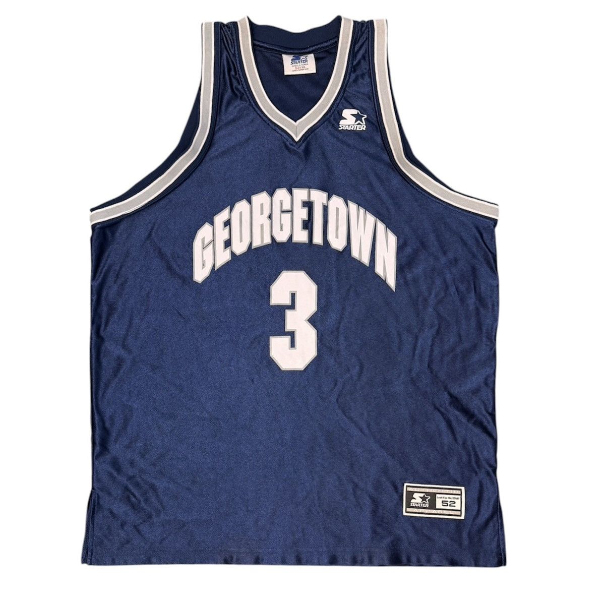 Starter Georgetown HOYAS #3 IVERSON 90s STARTER Basketball Jersey Size US XL / EU 56 / 4 - 1 Thumbnail