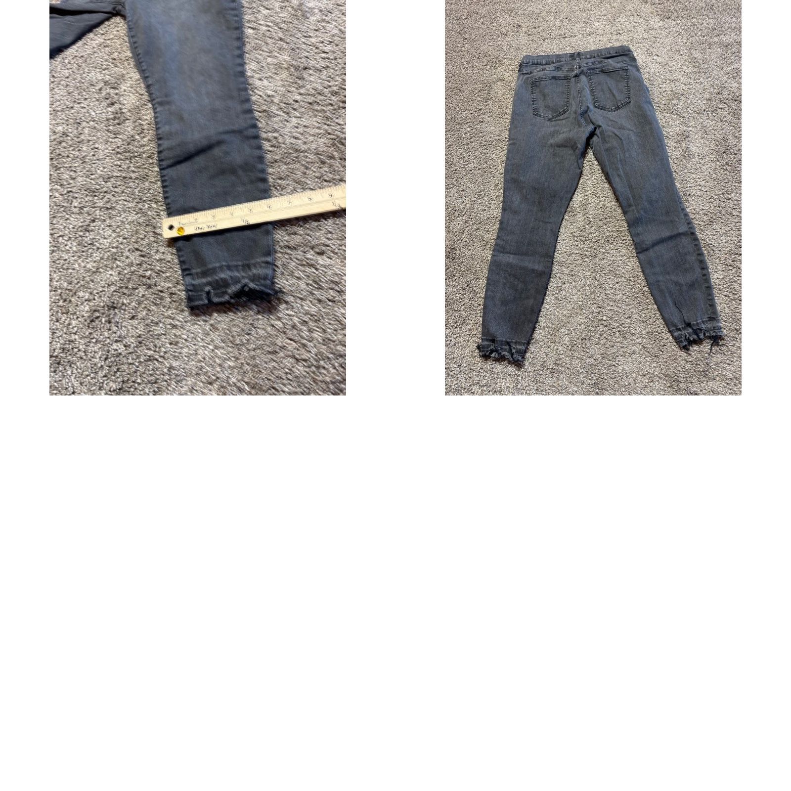 Gap Gap Jeans Legging Women Slim Denim Ankle Charcoal Gray Size 30 2072 Women Size 30" / US 8 / IT 44 - 8 Thumbnail