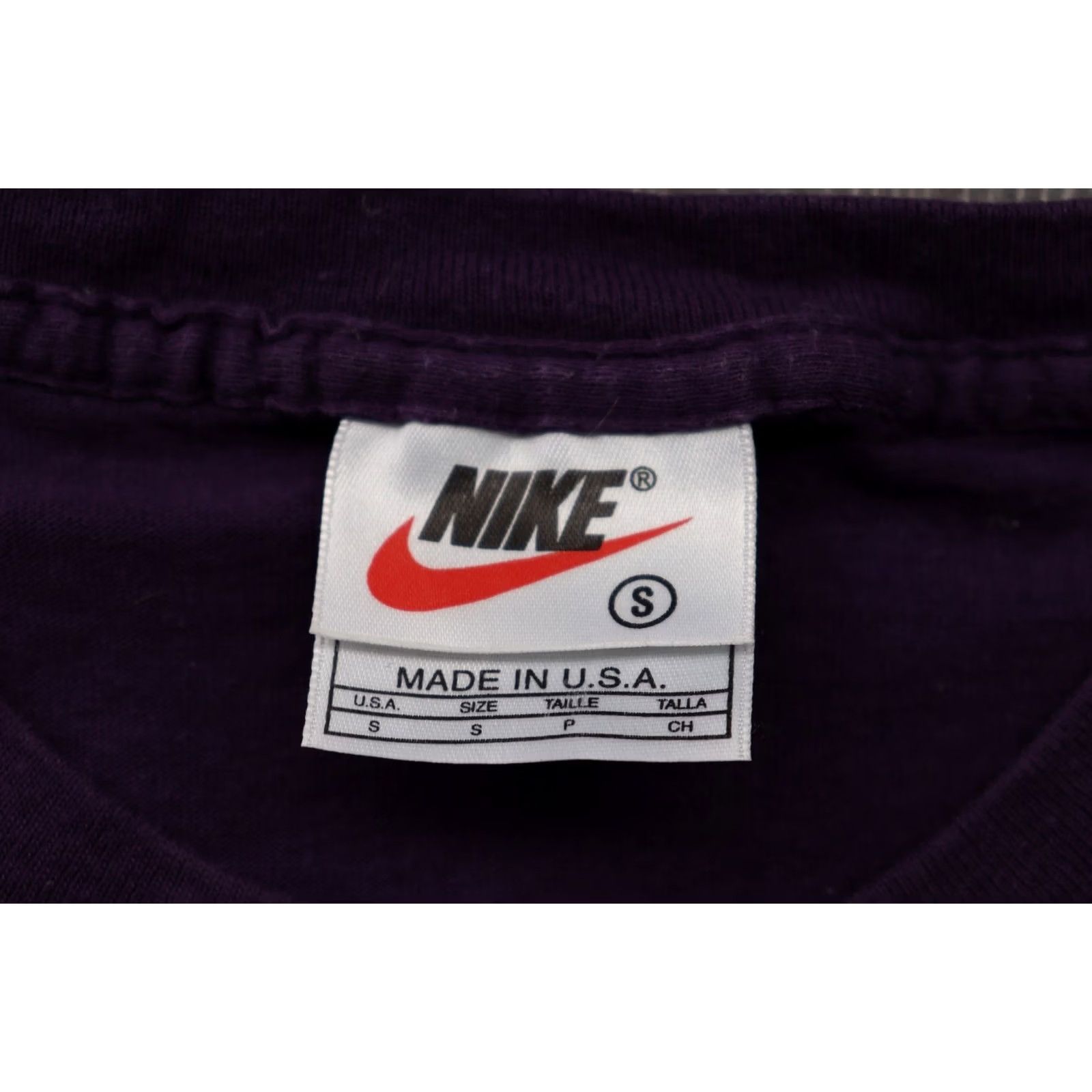Nike VINTAGE Nike AUTHENTIC BASKETBALL T SHIRT 1990'S PURPLE MADE IN USA COTTON SMALL Mens Shirt XS? Size US S / EU 44-46 / 1 - 4 Thumbnail