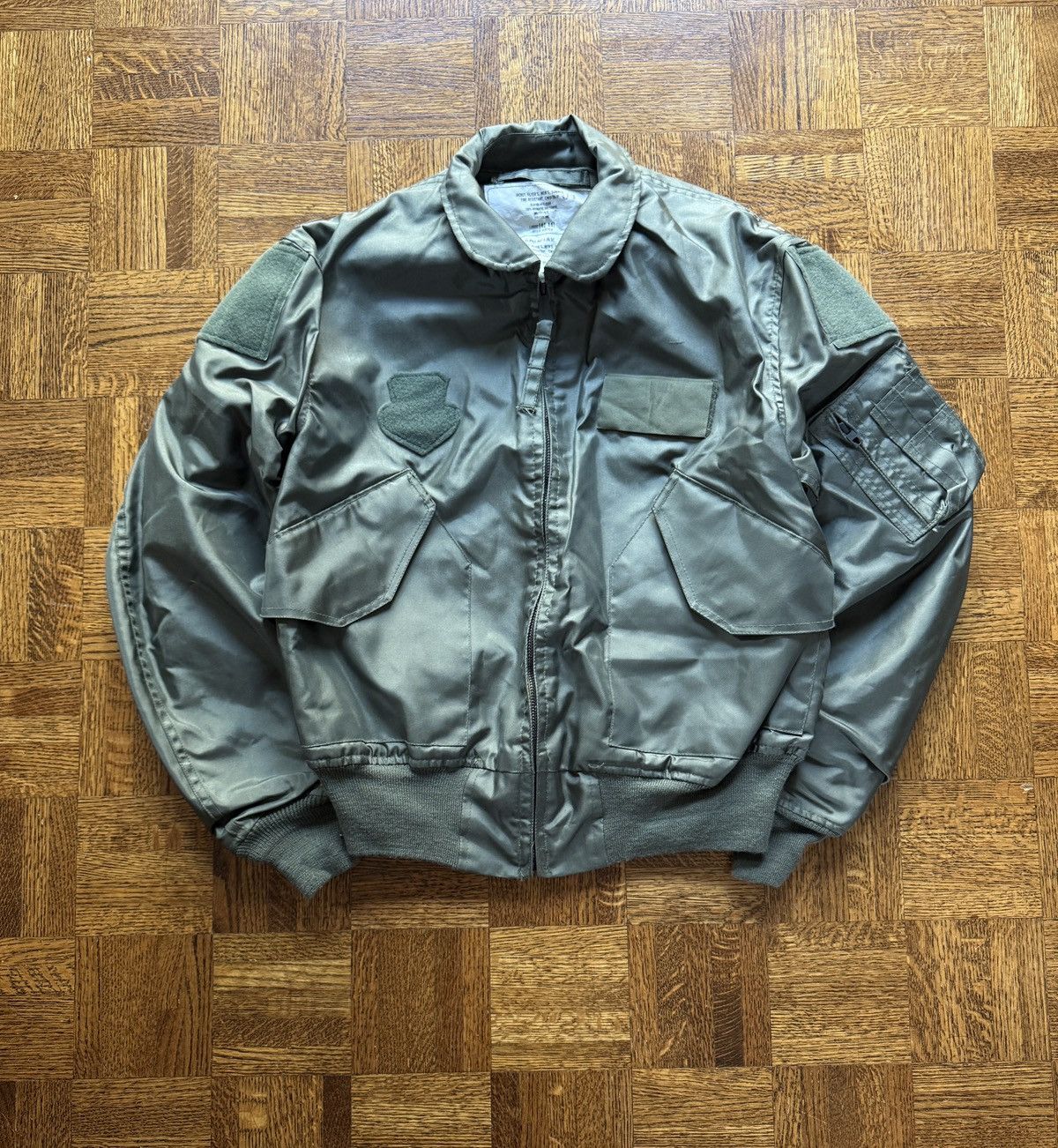 Vintage Vintage 80s USAF Flyer's Bomber Military Jacket Size US L / EU 52-54 / 3 - 1 Thumbnail