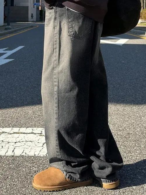 Japanese Brand × Vintage Washed Skate Baggy Denim Jeans Loose Fit Size US 34 / EU 50 - 4 Thumbnail