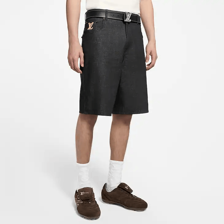 Louis Vuitton Chambray Shorts Size US 30 / EU 46 - 2 Thumbnail