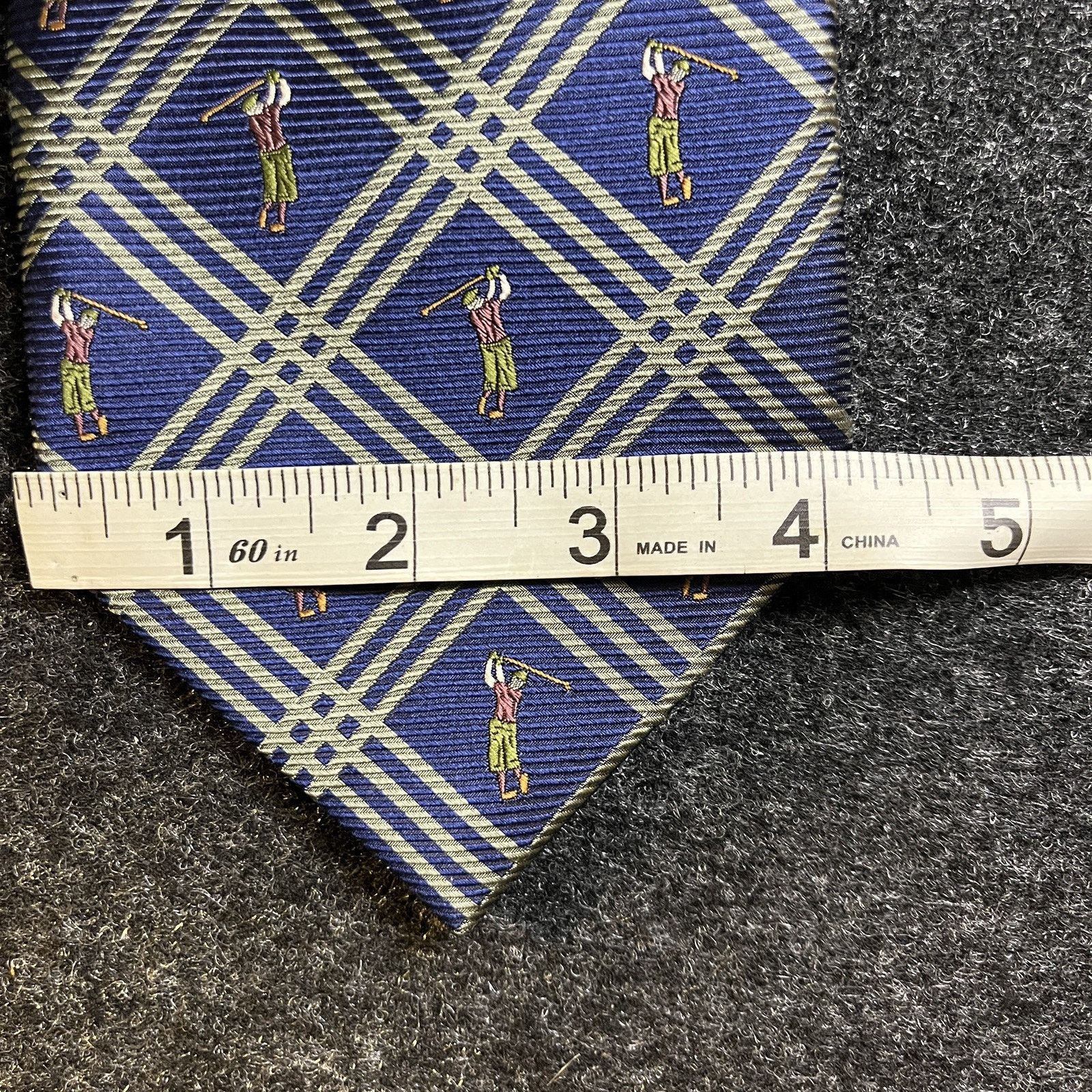 Tommy Bahama Tommy Bahama Silk Tie Lot 3 Golf Print Pineapple Periwinkle Size ONE SIZE - 10 Thumbnail