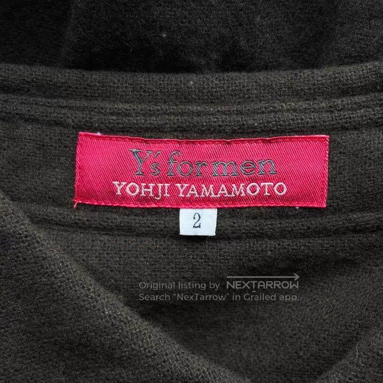 Yohji Yamamoto Yohji Yamamoto Navy Red Label Dark Green Wool Shirt Size US M / EU 48-50 / 2 - 5 Thumbnail