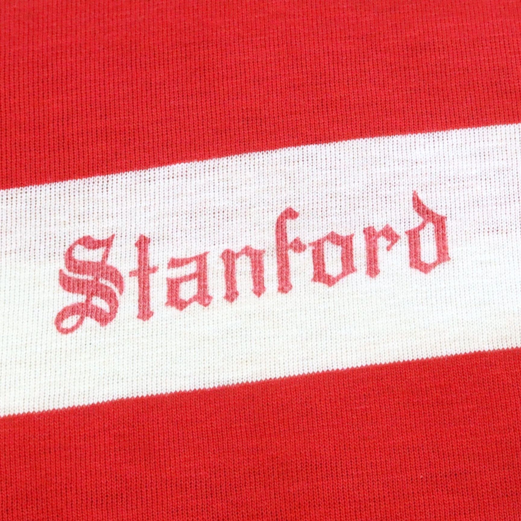 Champion Vintage Champion Stanford University Stripe Tshirt by Waldo 60s Red L Mens Shirt Size US L / EU 52-54 / 3 - 6 Thumbnail