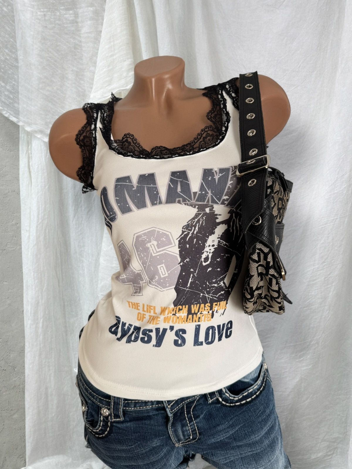 Hysteric Glamour Amazing Vintage Y2K Super Sexy Glamour Tank Top Size M / US 6-8 / IT 42-44 - 7 Thumbnail