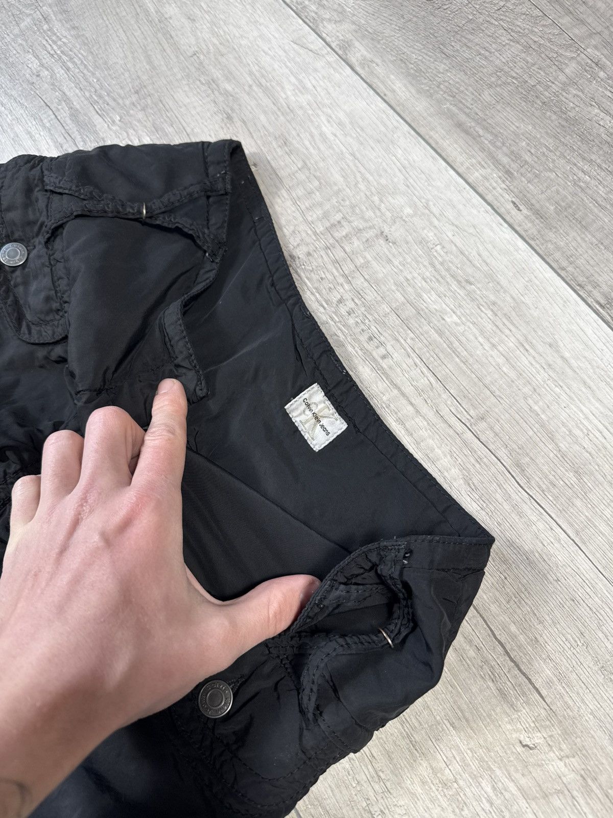 If Six Was Nine Calvin Klein Y2K JAPANESE SKIRT GOTH PUNK RAVE KANYE STYLE Size 27" / US 4 / IT 40 - 8 Thumbnail
