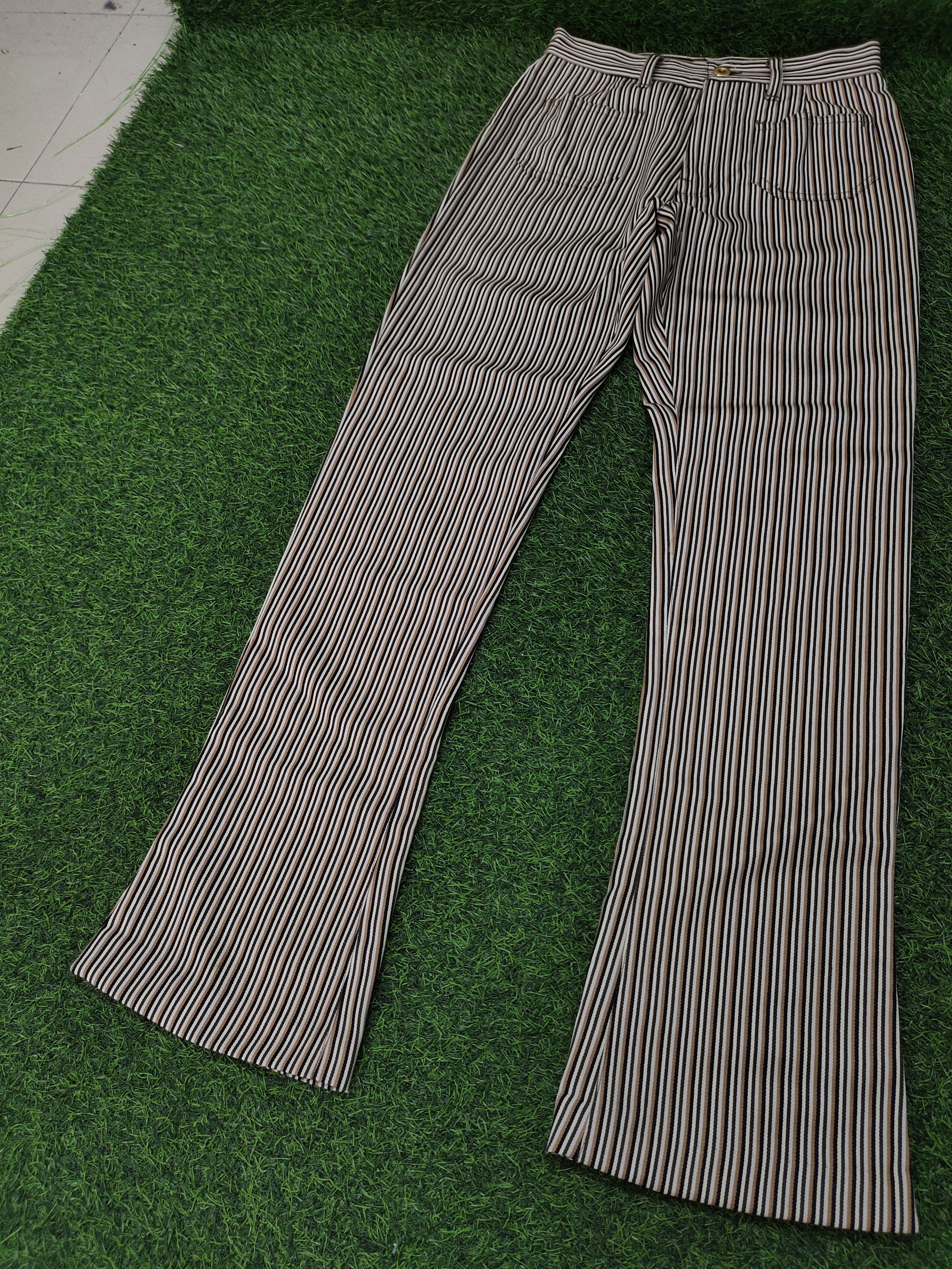 Hysteric Glamour Flare Pants Hysteric Glamour Striped Pants Bootcut 90s Size US 26 / EU 42 - 1 Thumbnail
