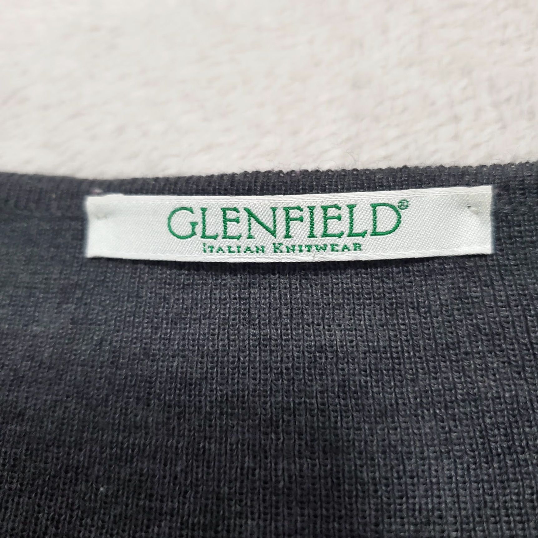 Vintage Glenfield Italian Knitwear Sweater Women M/L Gray Merino Wool Blend Draped Front Pullover Top Size M / US 6-8 / IT 42-44 - 4 Thumbnail