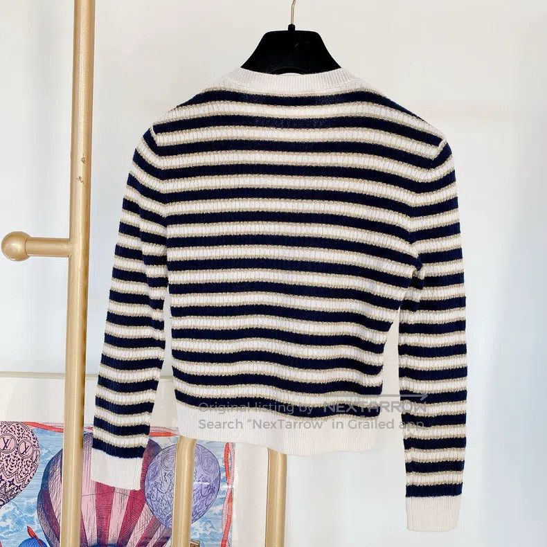 Valentino Valentino Striped knit top Size M / US 6-8 / IT 42-44 - 2 Thumbnail