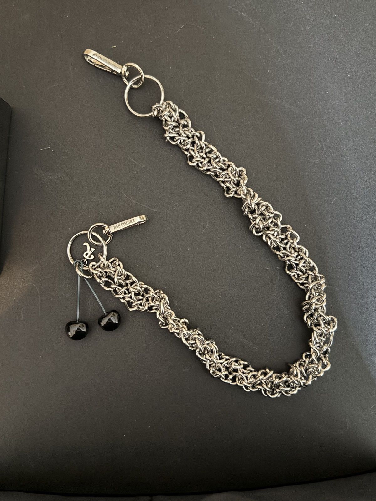 Raf Simons Raf Simons Cherry Wallet Chain Silver Size ONE SIZE - 1 Thumbnail