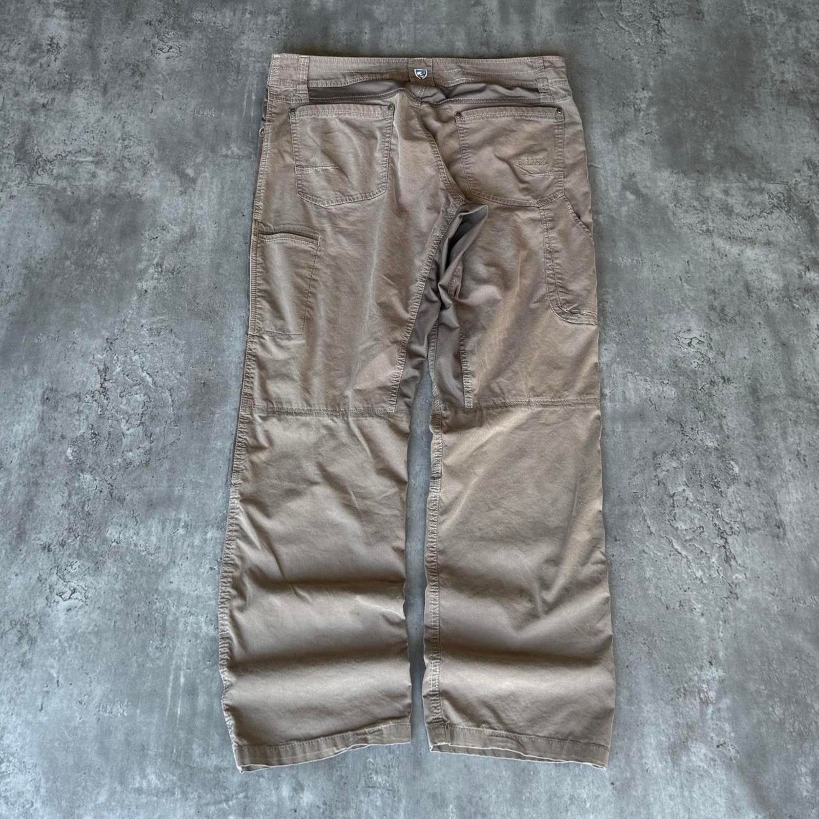 Carhartt × Kuhl × Vintage Vintage Y2K KUHL Brown Technical Skater Tech Utility Pants Size US 36 / EU 52 - 2 Thumbnail