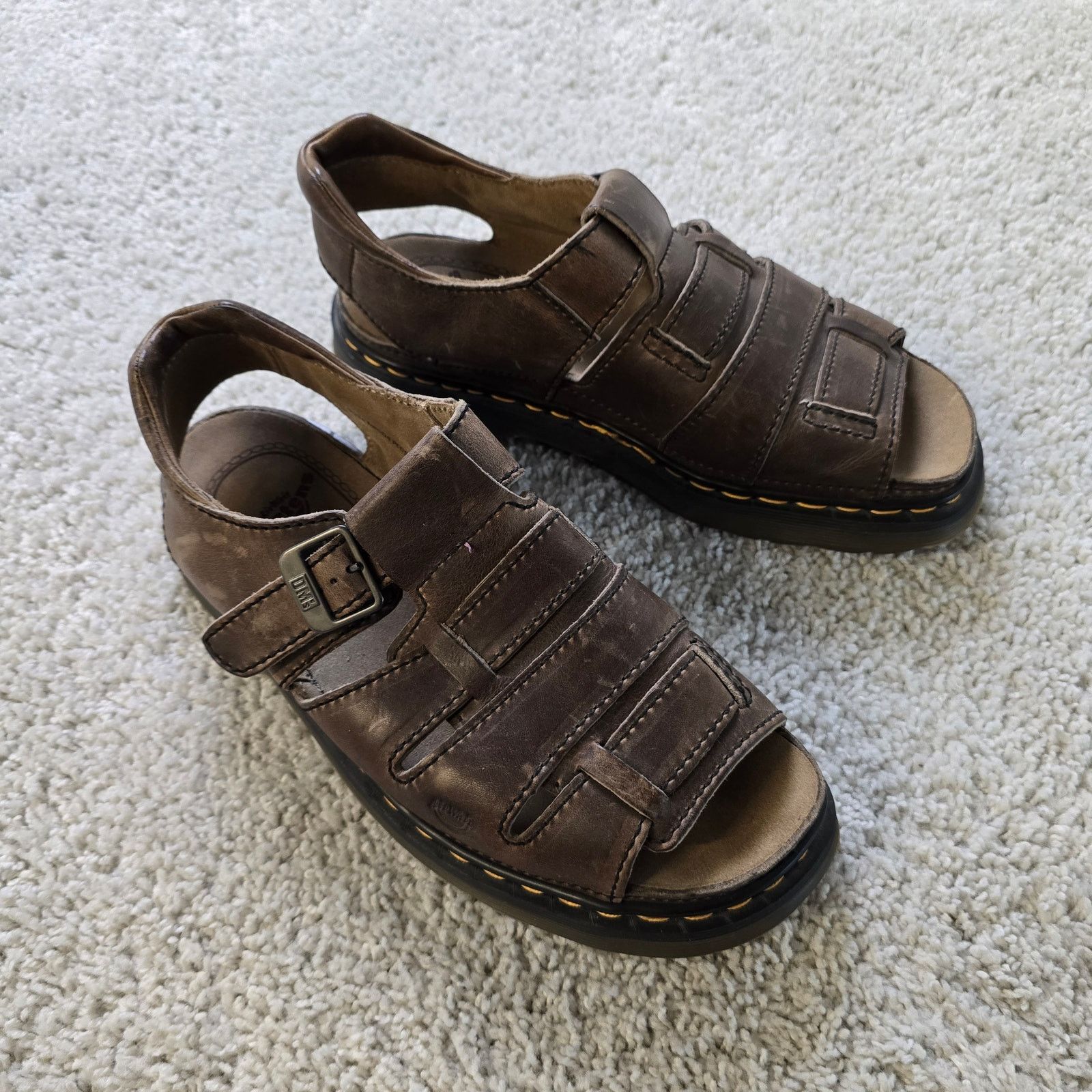 Dr. Martens Vintage Dr Marten Sandals Men 14 Brown Sandals 