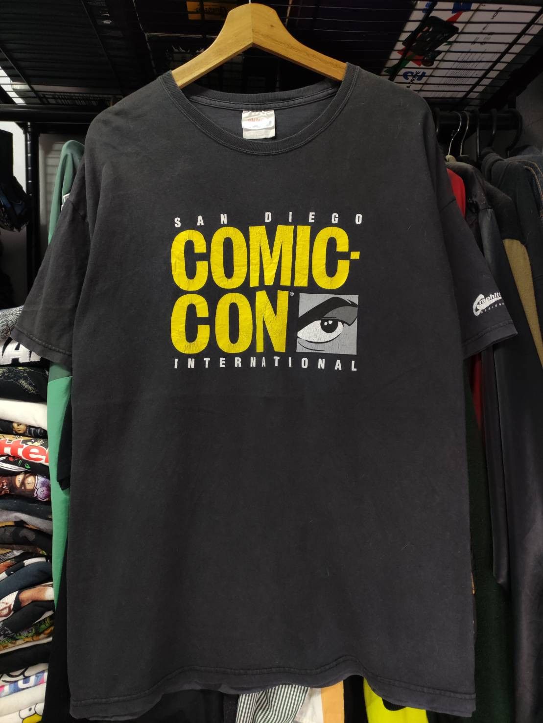 DC Comics Vtg 00's San Diego Comic - Con International T-Shirt Size US XL / EU 56 / 4 - 2 Thumbnail