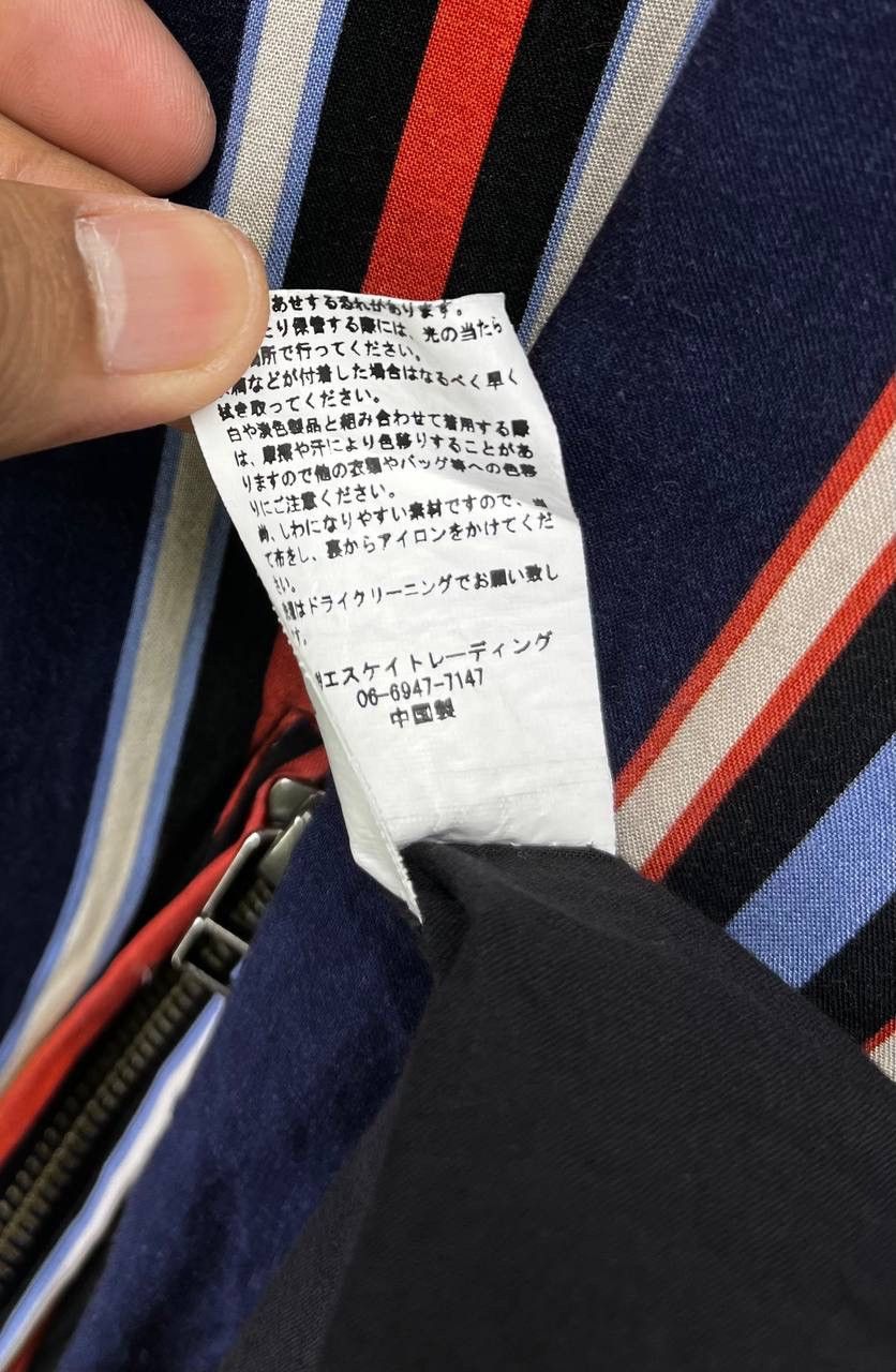 Issey Miyake Vintage Issey Miyake Tete Homme Hooded Striped Anorak Size US M / EU 48-50 / 2 - 8 Thumbnail