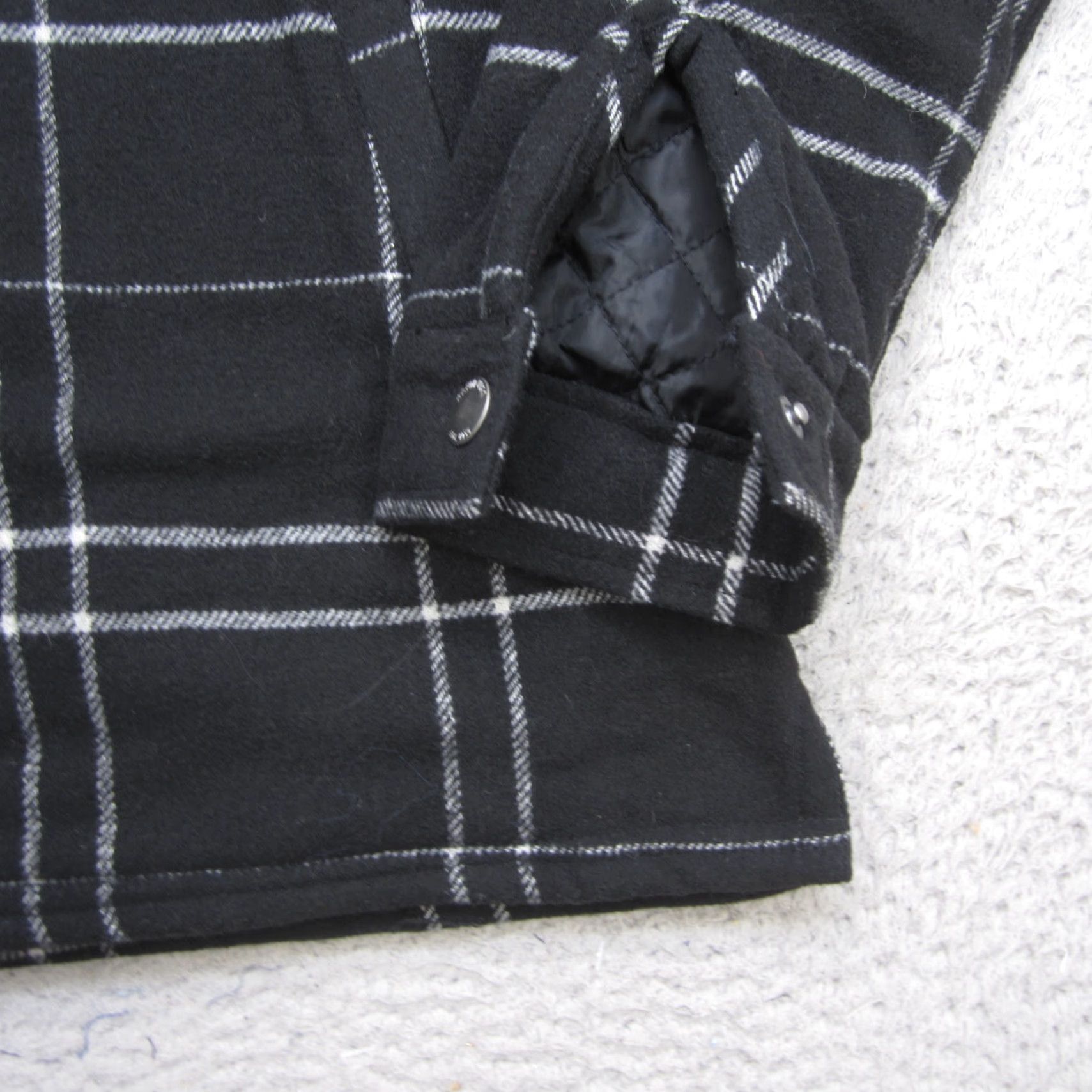 Katin Katin Jacket Mens S Black Plaid Full Zip Lined Outdoors Camp Outdoors Camp Size US S / EU 44-46 / 1 - 3 Thumbnail