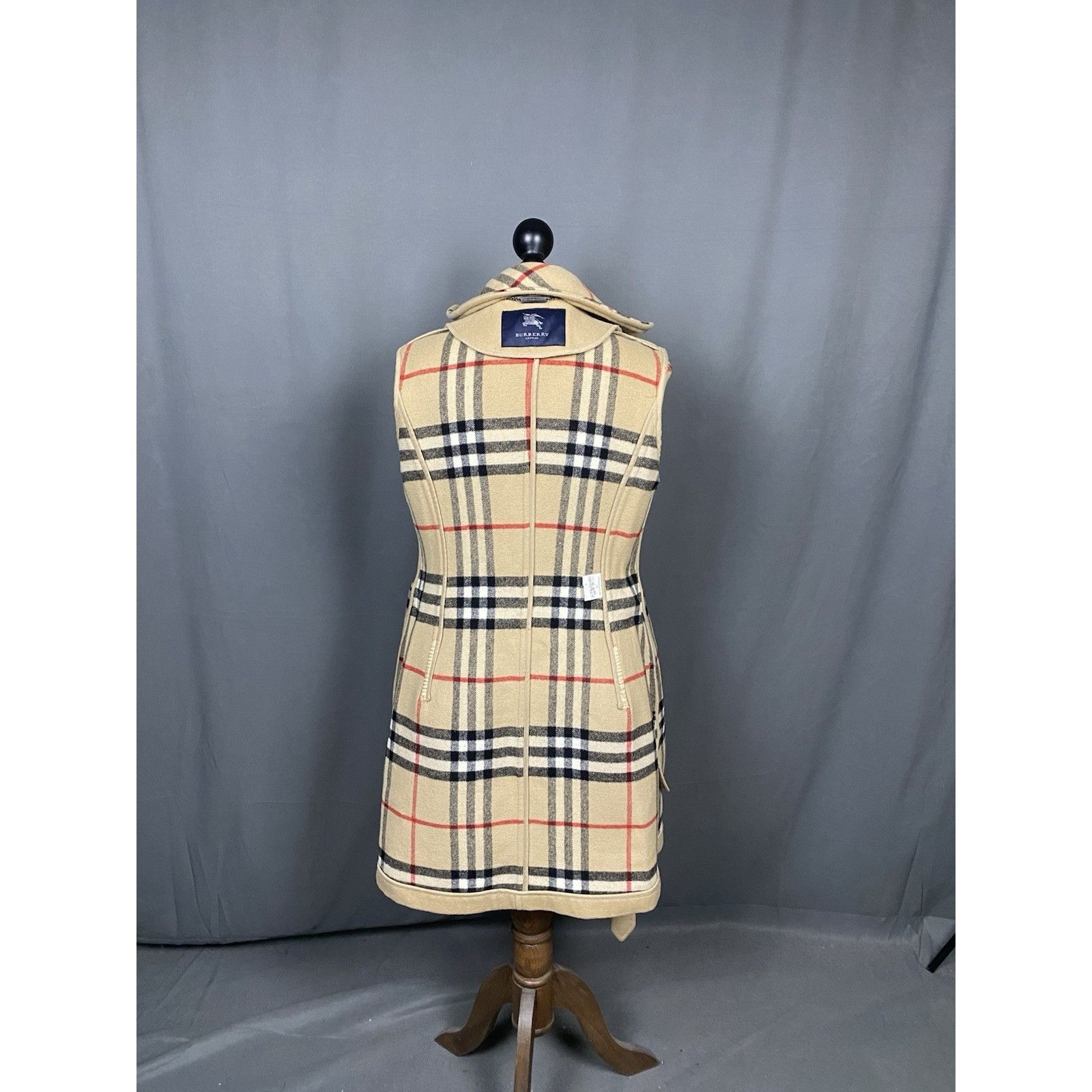 Burberry Burberry Women's Beige Wool Belted Trench Coat Size 40 Size S / US 4 / IT 40 - 11 Thumbnail