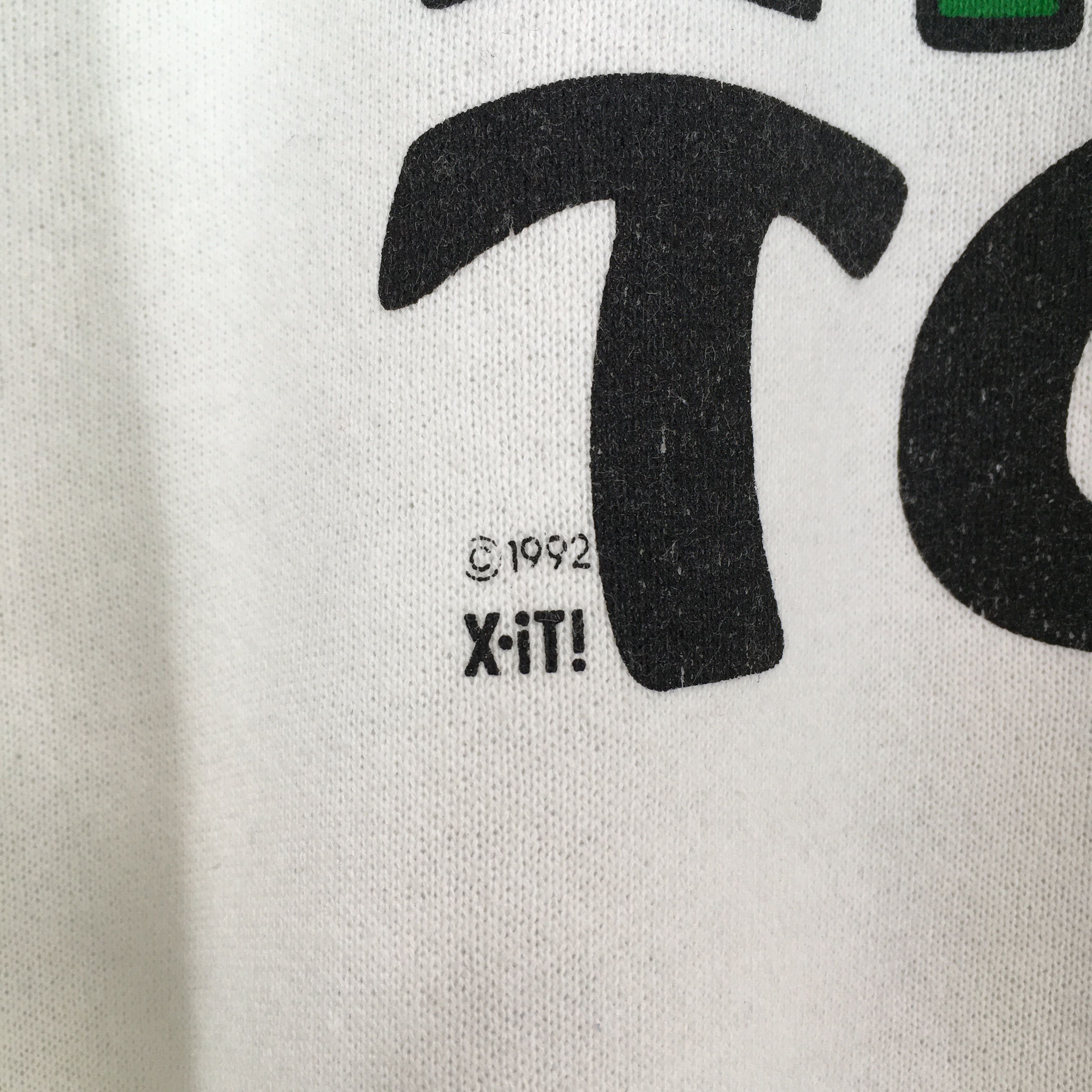 Vintage Vintage 90's Irish Quotes White Sweatshirt XLarge Size US XL / EU 56 / 4 - 5 Thumbnail