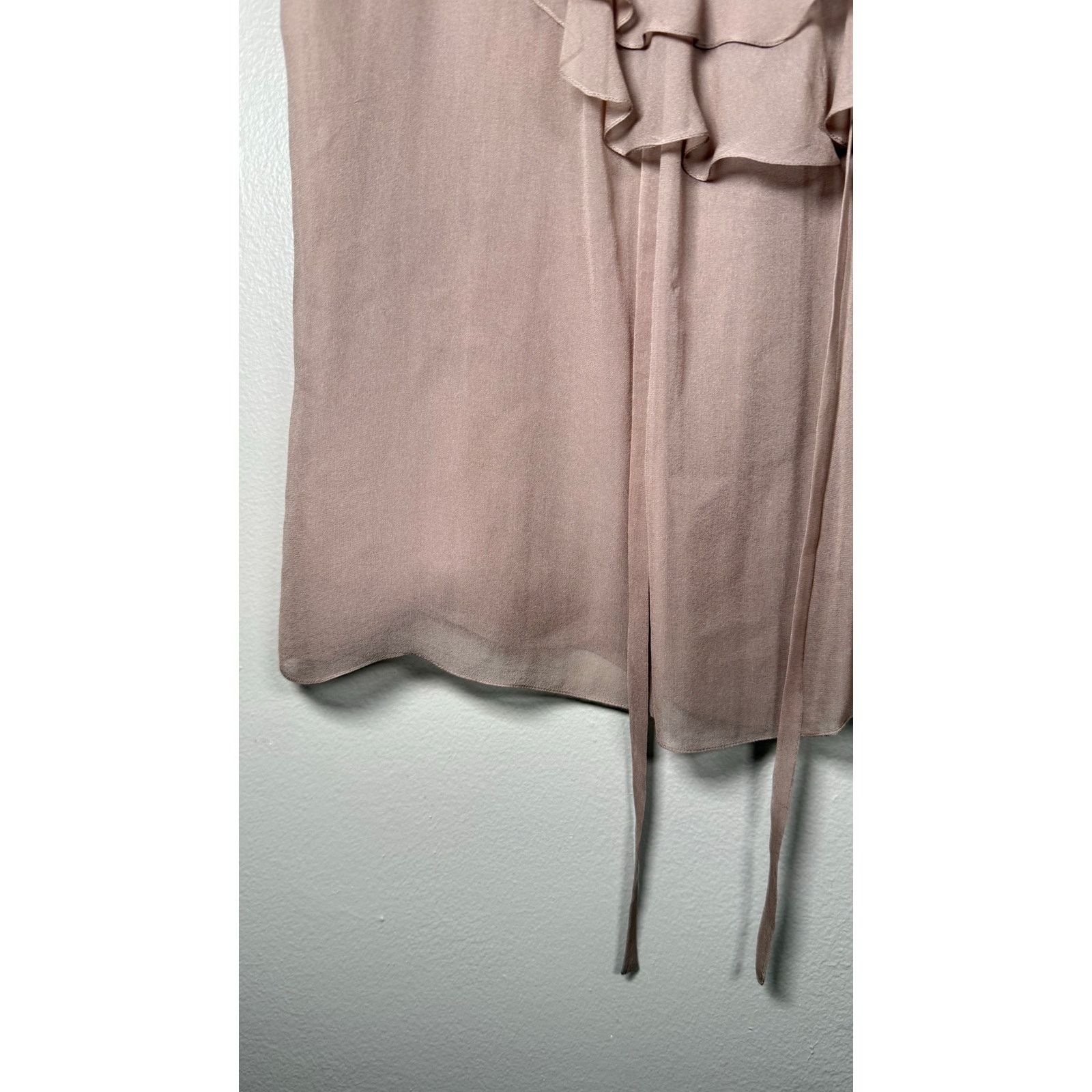 Oscar De La Renta Oscar de la Renta silk ruffled camisole size 4 $535 Size S / US 4 / IT 40 - 5 Thumbnail