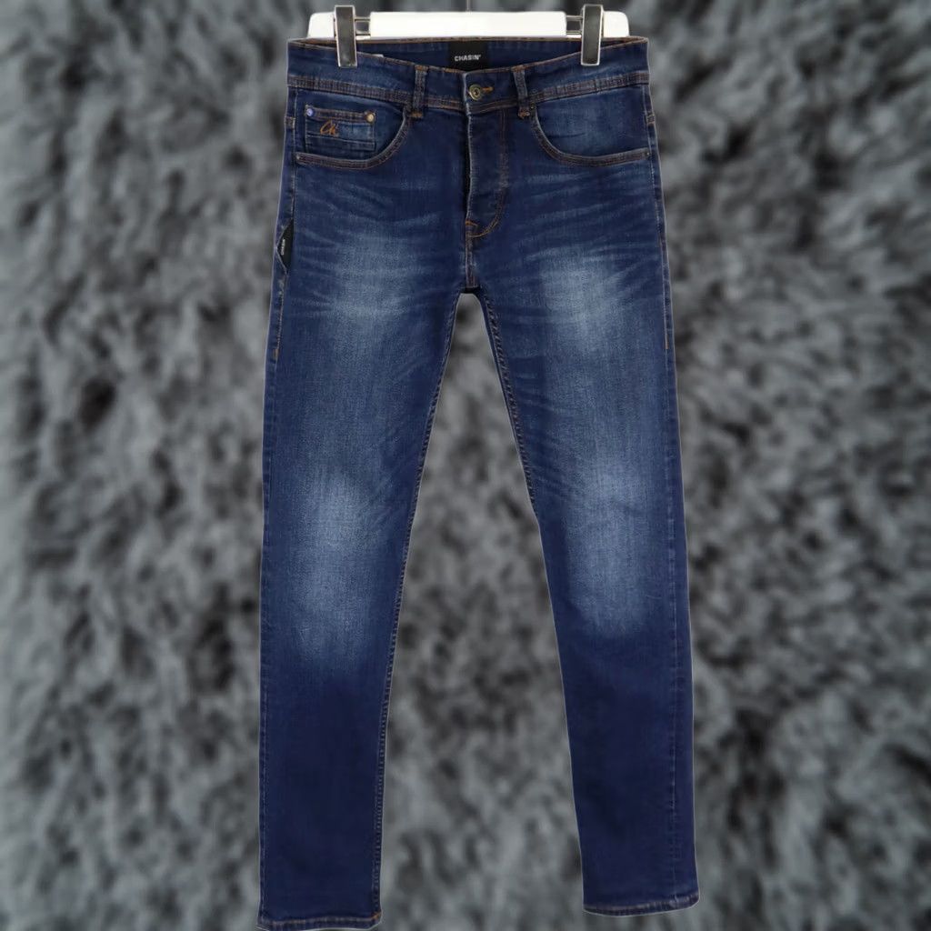 Vintage CHASIN Crown Regular Slim Fit Jeans Men's W30/L34 Button Fly Faded Whiskers Size US 30 / EU 46 - 1 Thumbnail