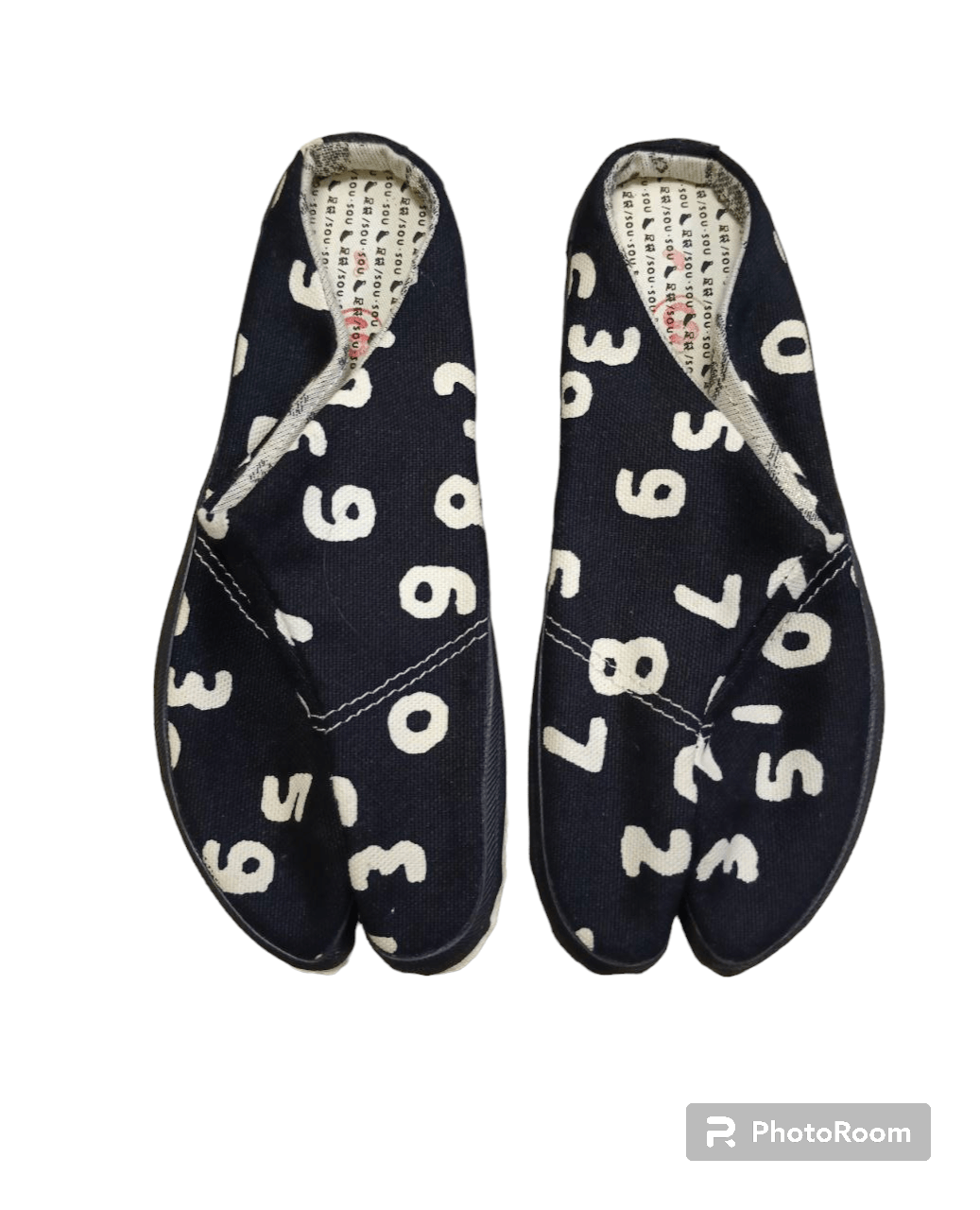 image of Hype Tabi Sou Sou Japan Made Slip On Shoes in Black, Women's (Size 5)