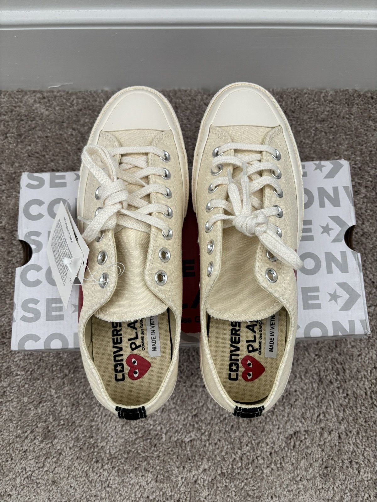 Comme des Garcons PLAY × Converse Comme Des Garcons Play x Converse Chuck Taylor Size US 8.5 / EU 41-42 - 5 Thumbnail