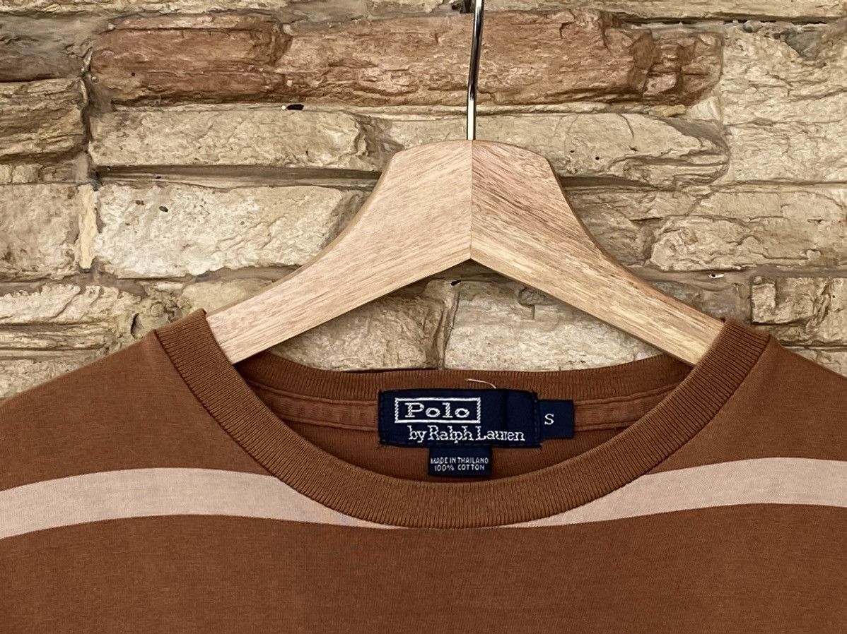 Vintage Vintage Polo Ralph Lauren Stripe Tshirt Size US M / EU 48-50 / 2 - 5 Thumbnail