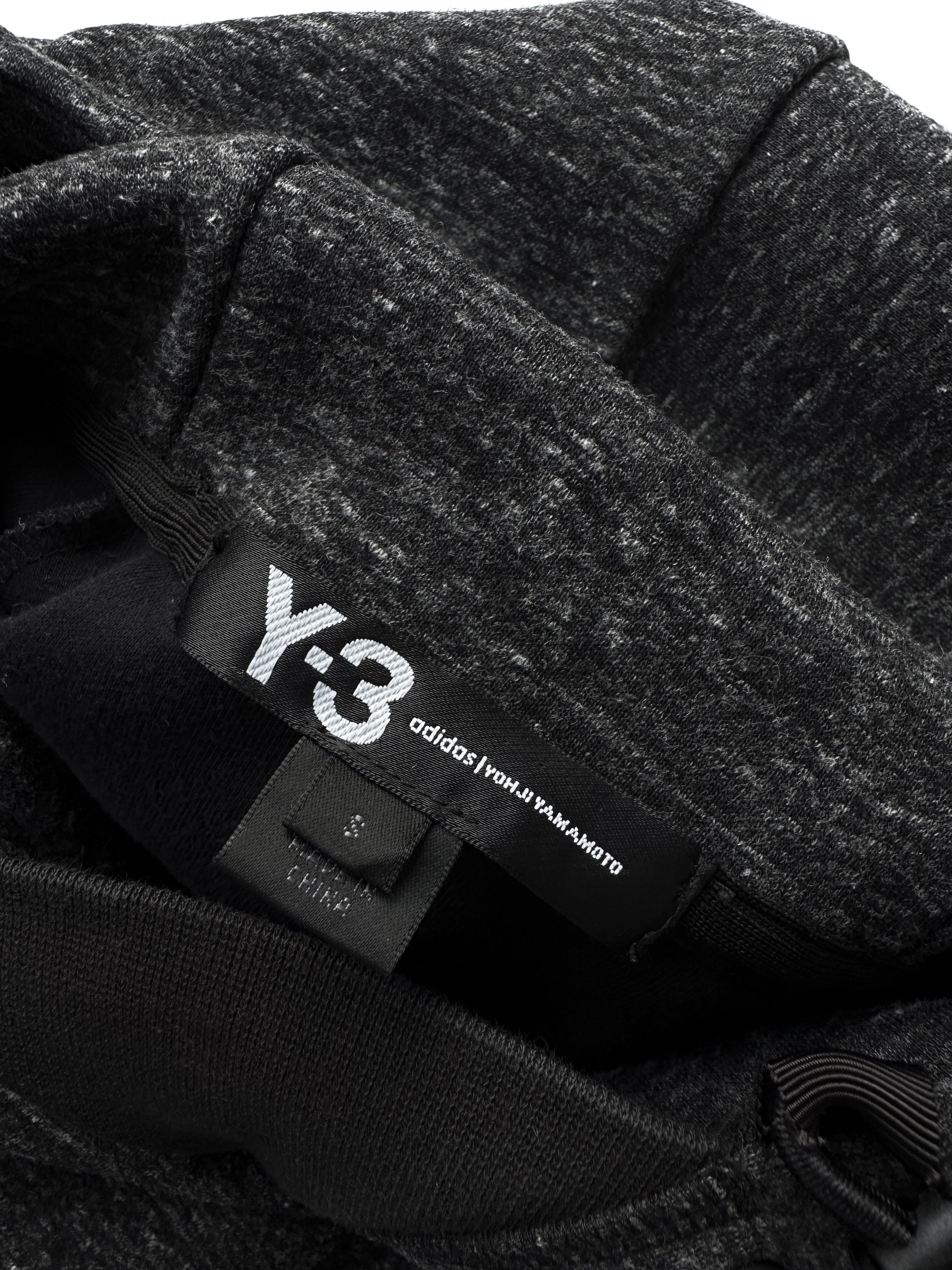 Adidas × Y-3 Y-3 Adidas x Yohji Jamamoto grey melange hoodie Size US S / EU 44-46 / 1 - 2 Thumbnail