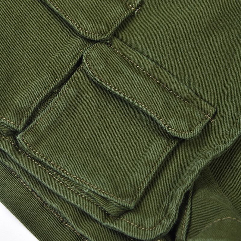 Japanese Brand Niche Cargo Pocket Design Denim Size US 29 - 7 Thumbnail