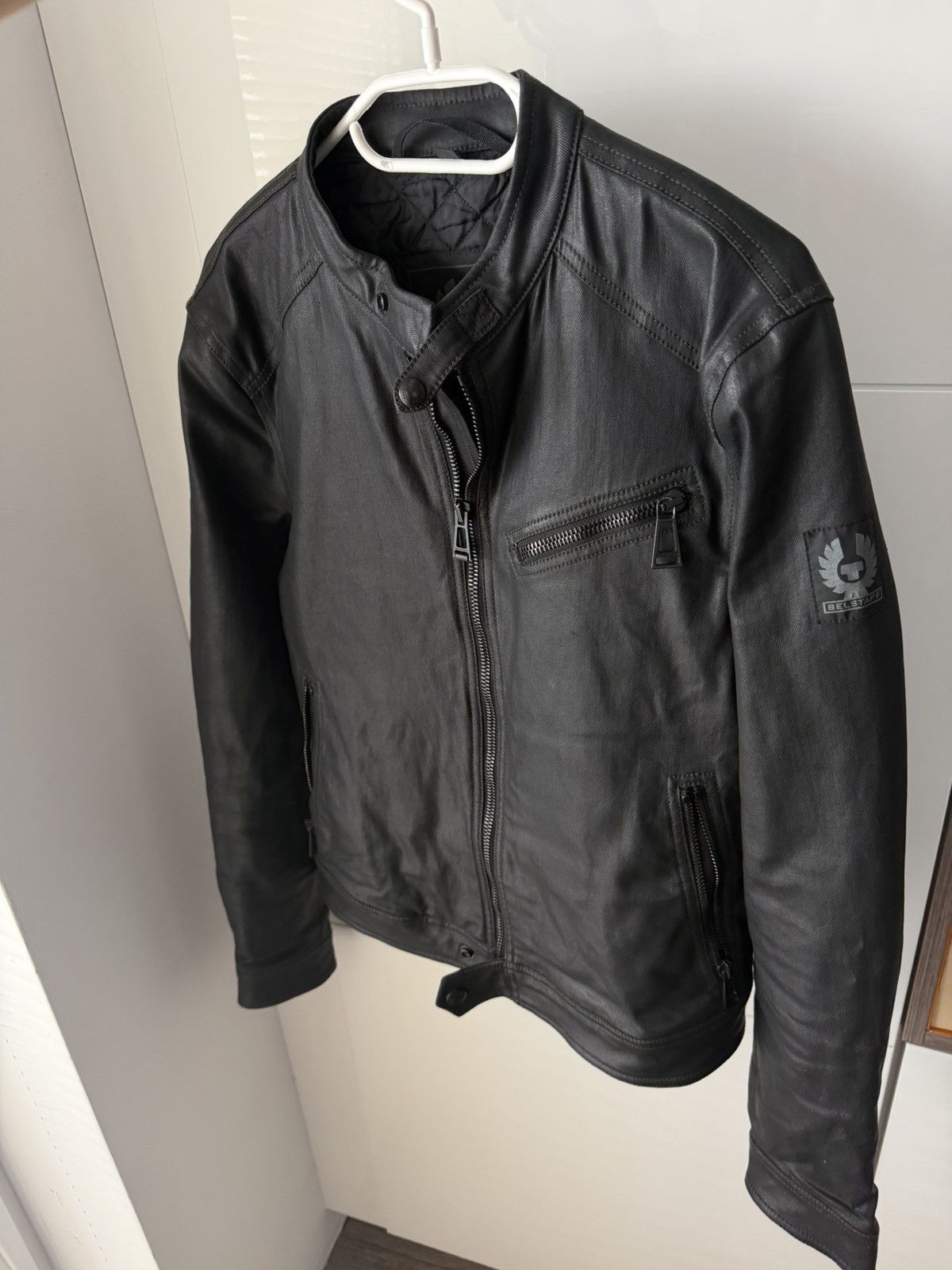 Belstaff Belstaff Waxed Cotton Moto Racer Bomber Jacket Size US M / EU 48-50 / 2 - 3 Thumbnail