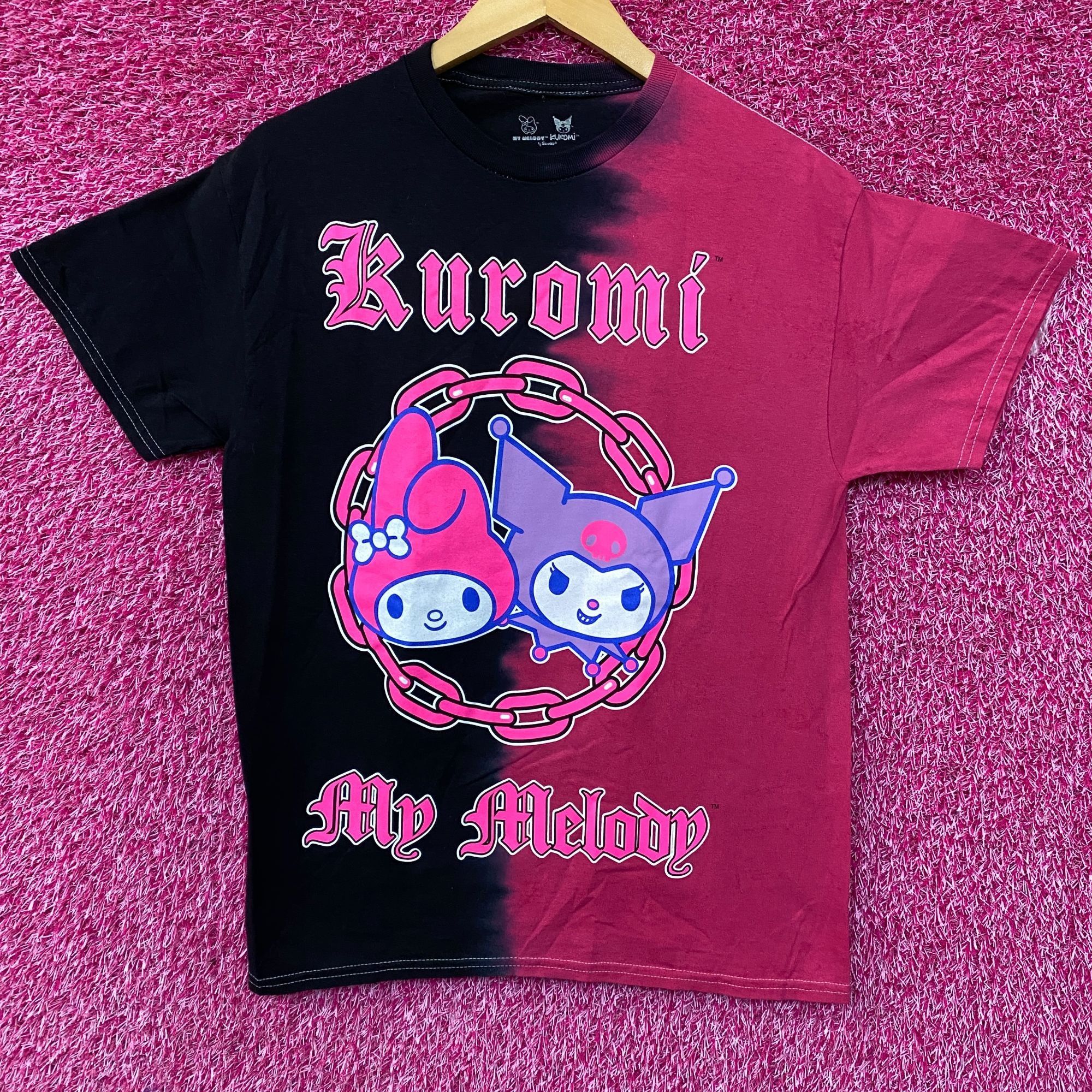 Other Sanrio Kuromi & My Melody Linked Together Split Tie Dye Anim Size M / US 6-8 / IT 42-44 - 1 Thumbnail