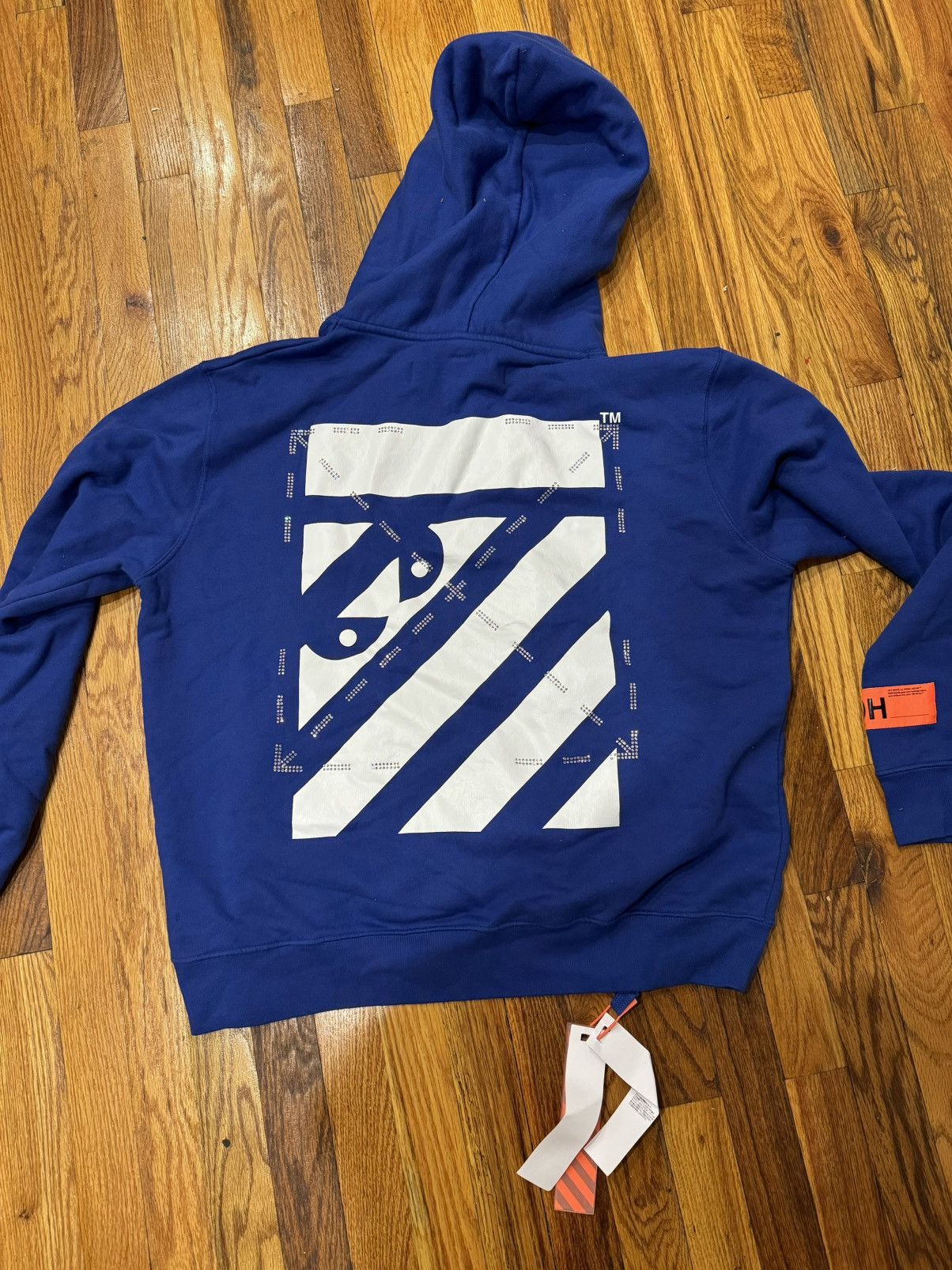 Off-White Off-White Simon Brown Figures of Speech MCA Hoodie Size US XL / EU 56 / 4 - 8 Thumbnail