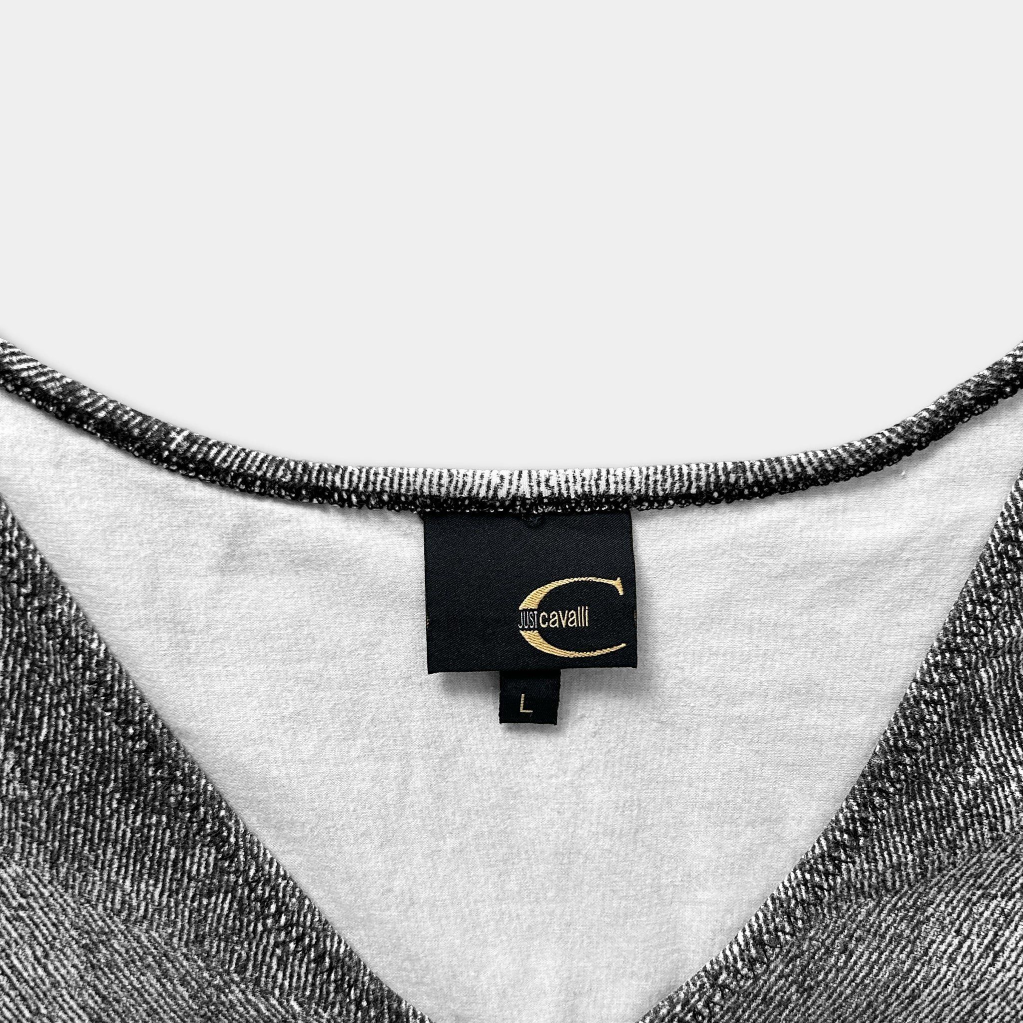 Just Cavalli Just Cavalli 2000's Denim Effect Tee Size M / US 6-8 / IT 42-44 - 3 Thumbnail